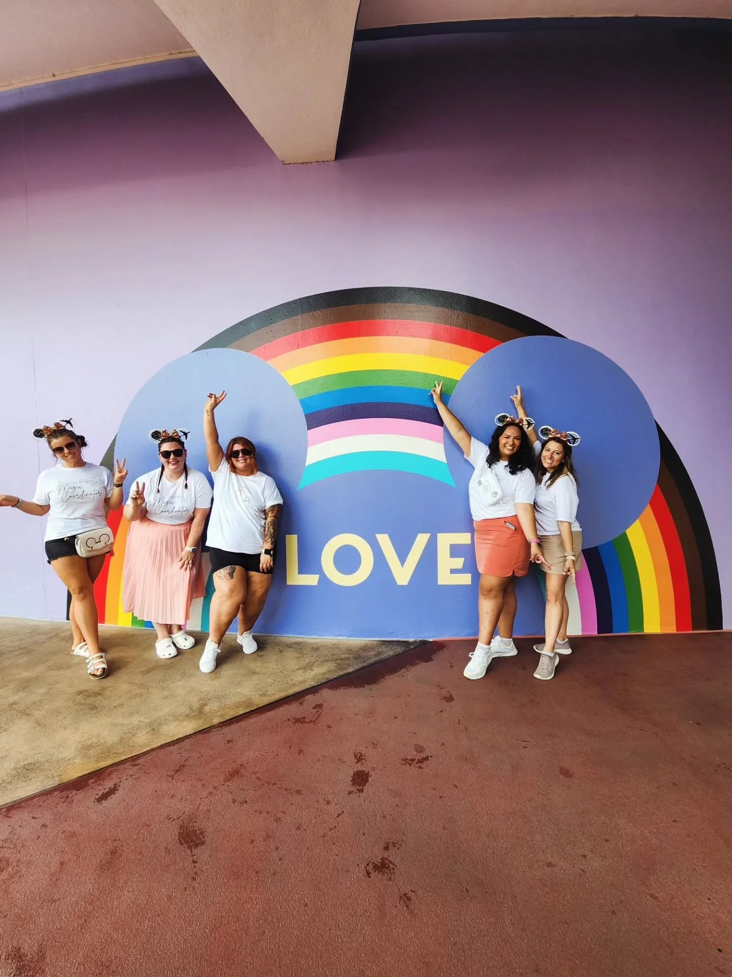 This photo opp is back at Disney&rsquo;s Magic Kingdom! 🏰🌈 You know Modern Family Travel&reg;️ had to snag a pic to share our love and support for ALL KINDS OF LOVE! 💚🩵🧡💜💛💙❤️

Want to work with an inclusive travel agency who truly cares about