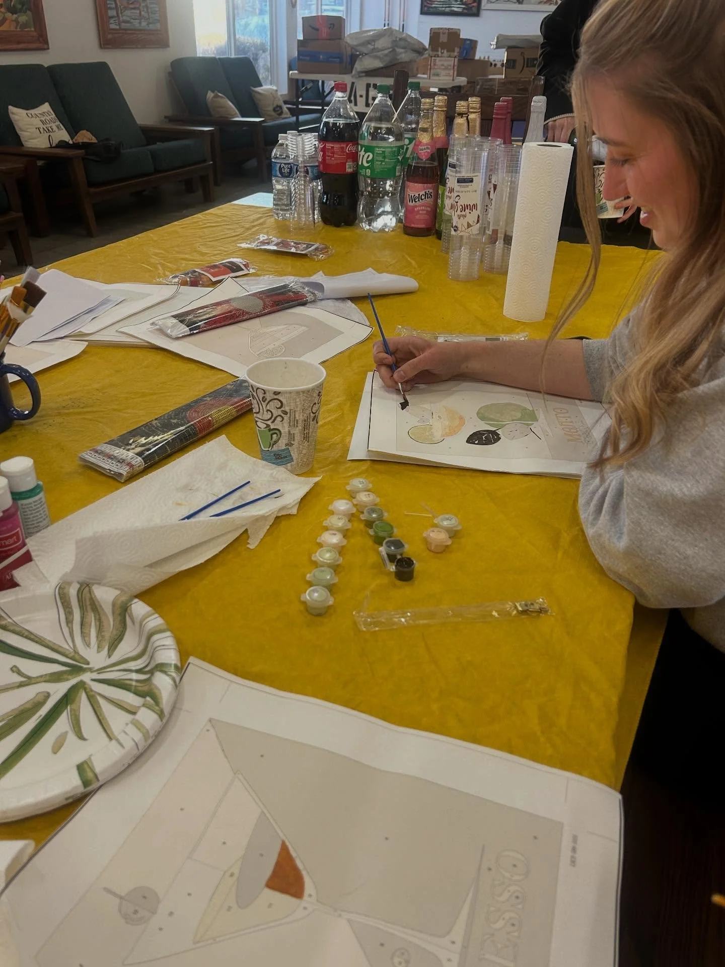 🎨🍷 Huge thank you to everyone who came out to Sip n&rsquo; Paint! We loved seeing your creativity in action. Missed it? Don&rsquo;t worry&mdash;join us next month on February 13th for another round of sips, paints, and good vibes!
#sipnpaint🍷🎨 #r