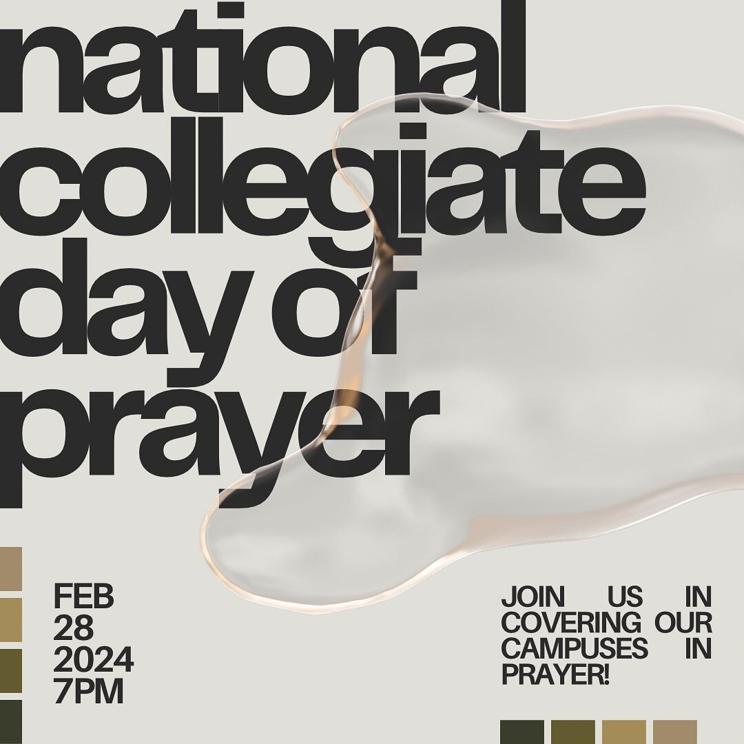 TODAY 7pm @ WESTGATE! 

Come be part of a multi-generational day of prayer for revival and awakening on college campuses across America! People across the nation are praying for our campuses and tonight we&rsquo;ll be doing the same with our friends 