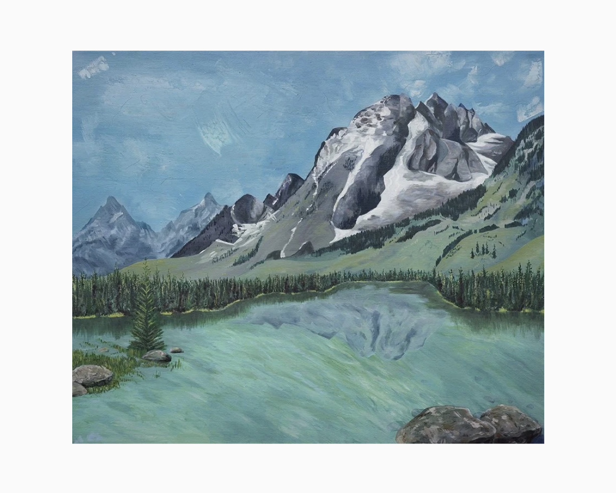 String Lake | Oil on canvas | 2023 | 20 × 24 in 