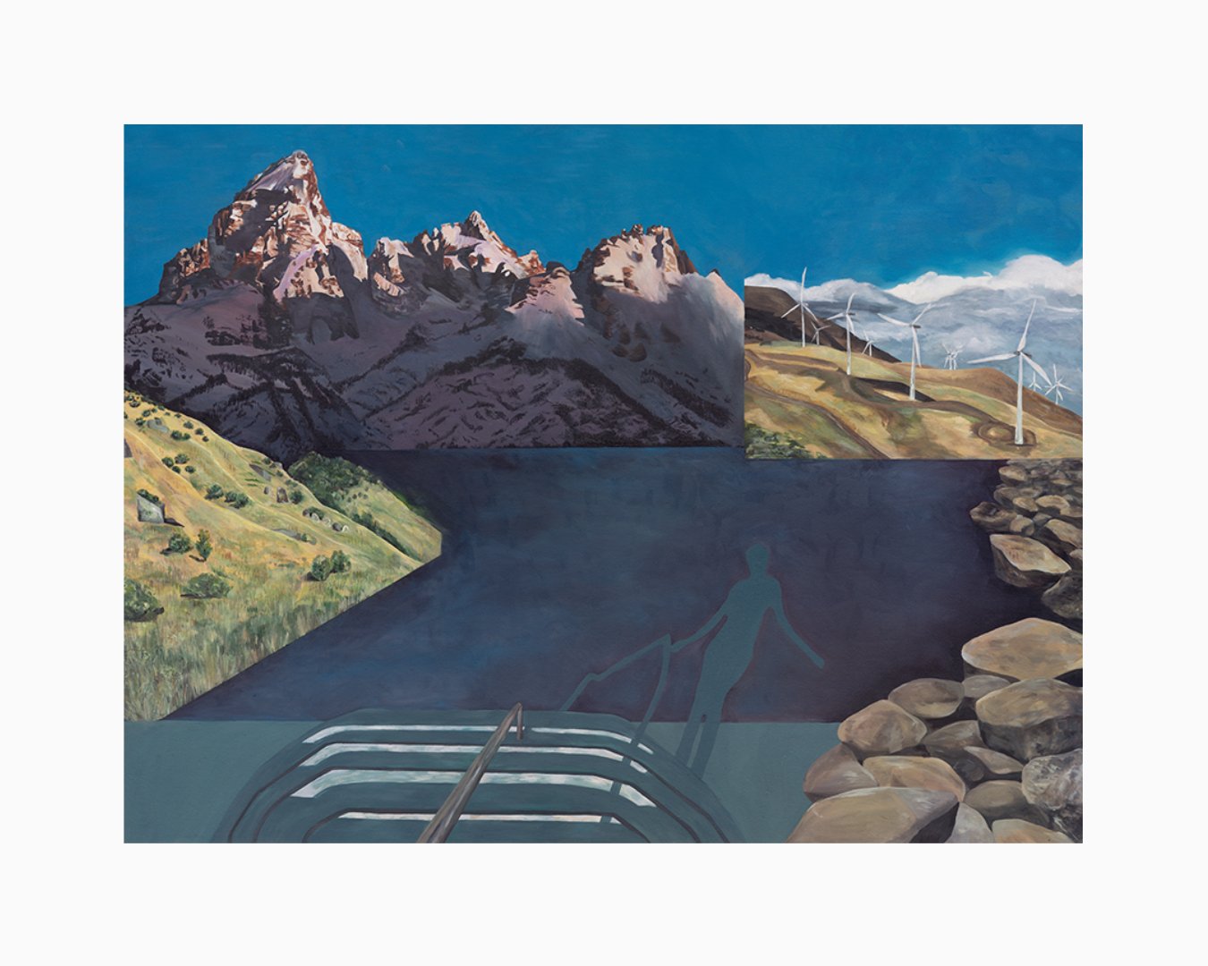 Astoria Separation | Oil on canvas | 2024 | 32 × 40 in | Galerie Esme
