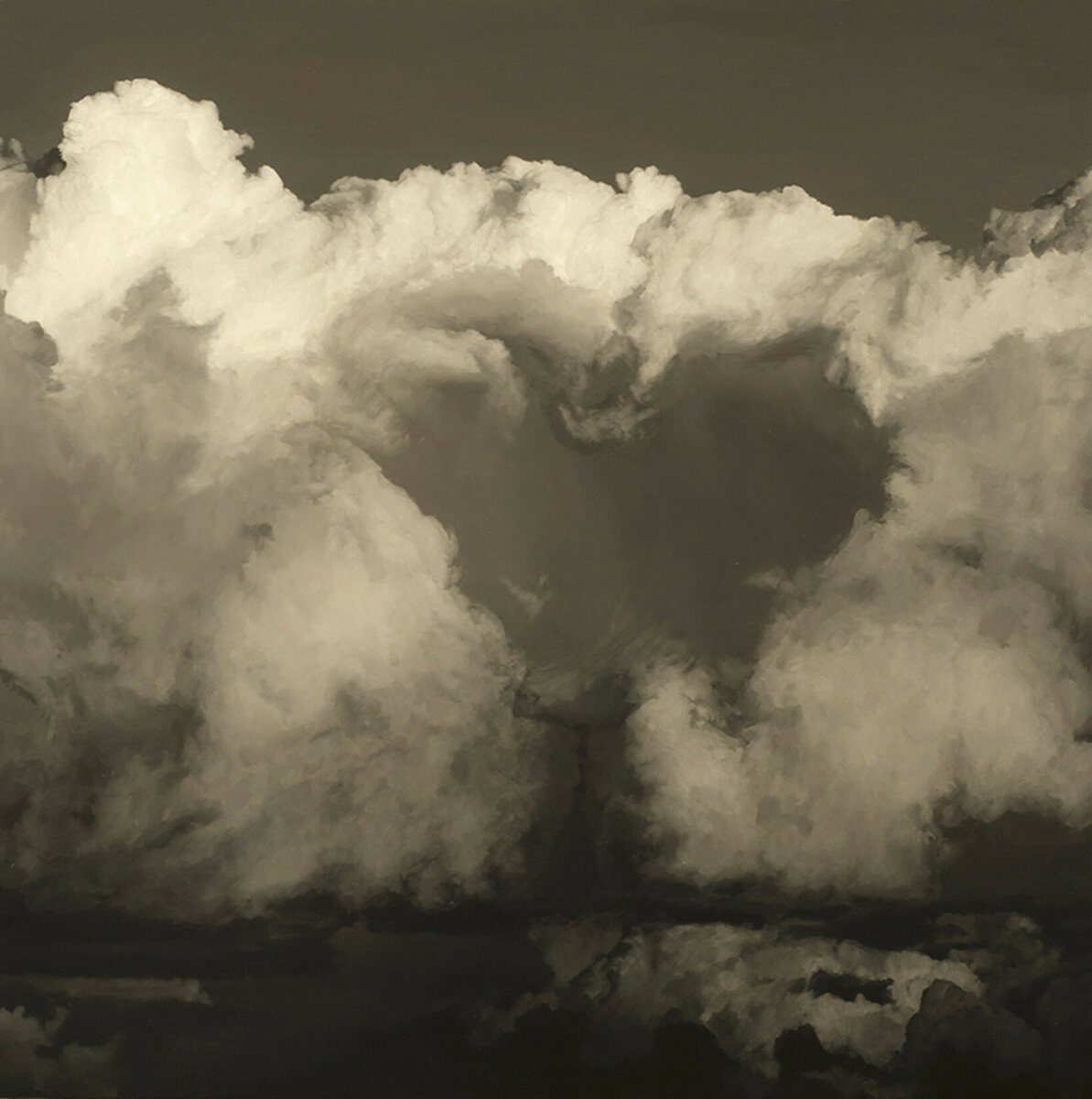 Surrender Your Heart by Jim Thalassoudis, 2015. Oil on linen, 137 x 137 cm. Exhibited in The Luminous Light, Nanda\Hobbs Contemporary, Sydney