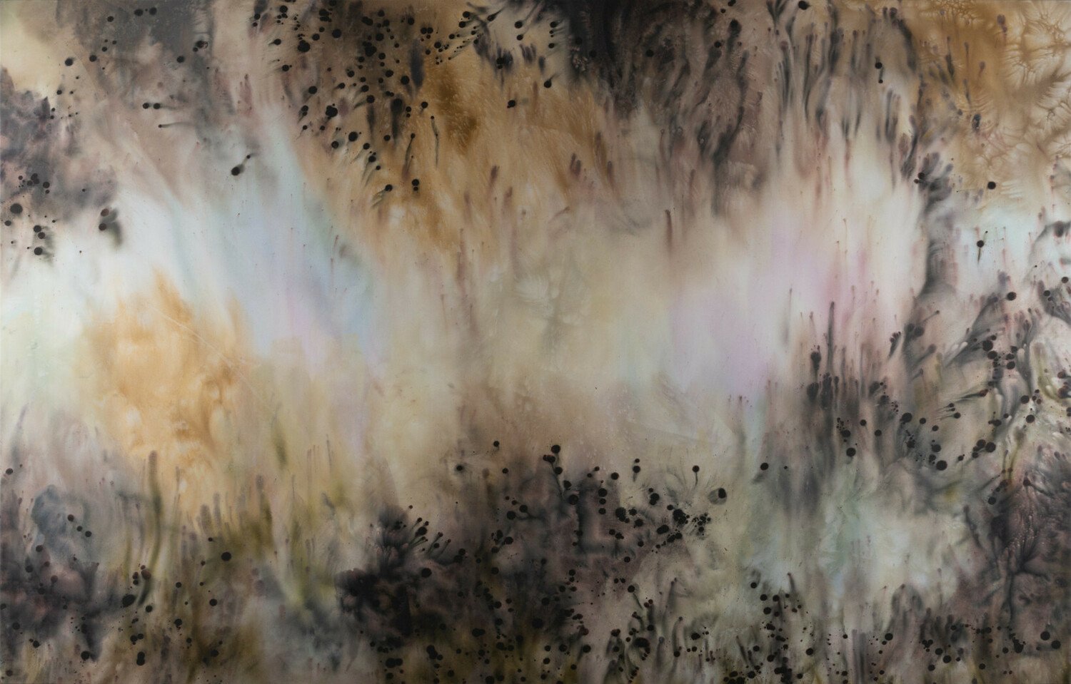Hotel Tiepolo by Christopher Horder, 2018. Watercolour, acrylic, and coloured inks on canvas, 191 x 300 cm. Provenance: Nanda\Hobbs Contemporary, Sydney