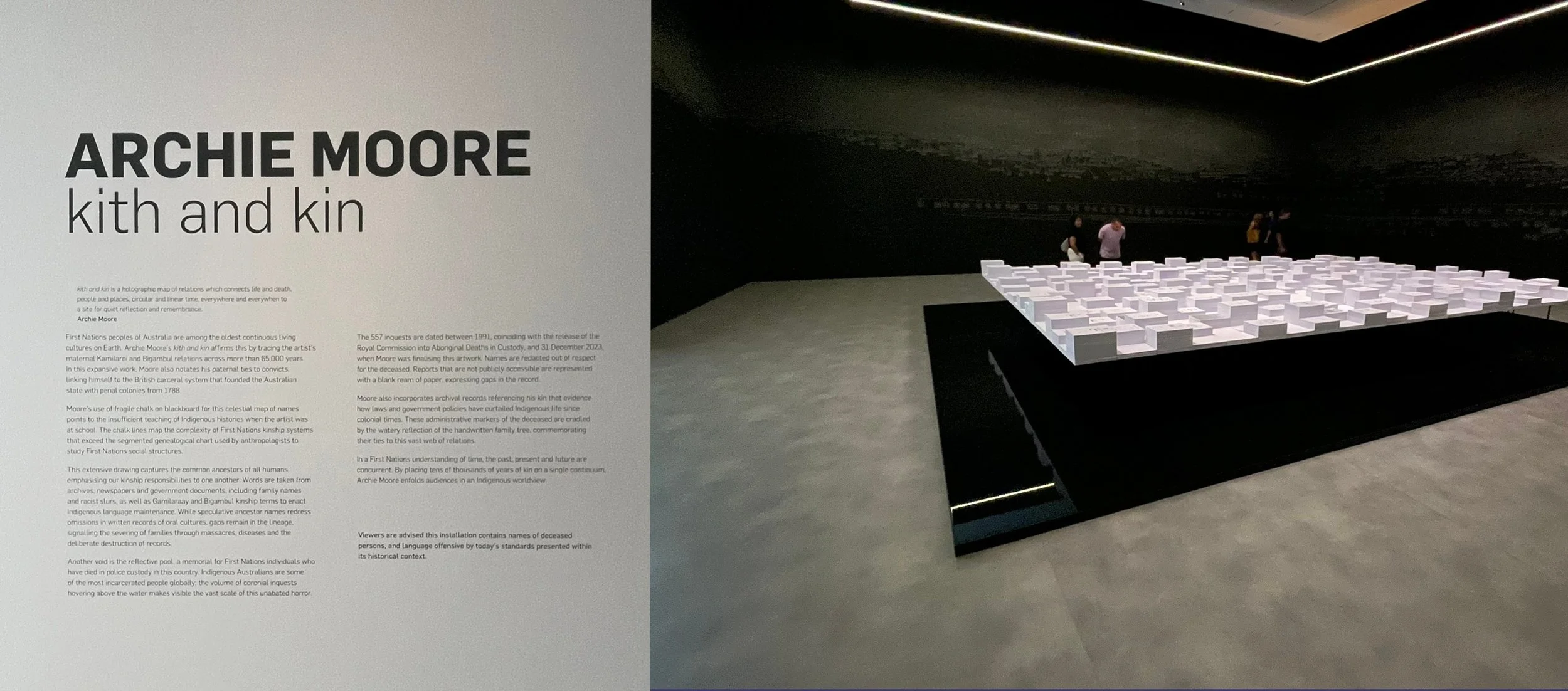 Between Water, Chalk and Time: Archie Moore at GOMA