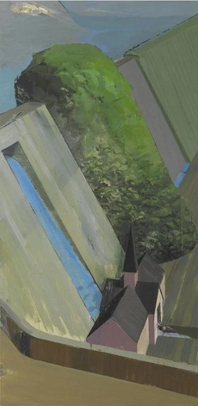 Ulf Puder Brandung, 2004 Acrylic on canvas  Painting  290 x 139 cm