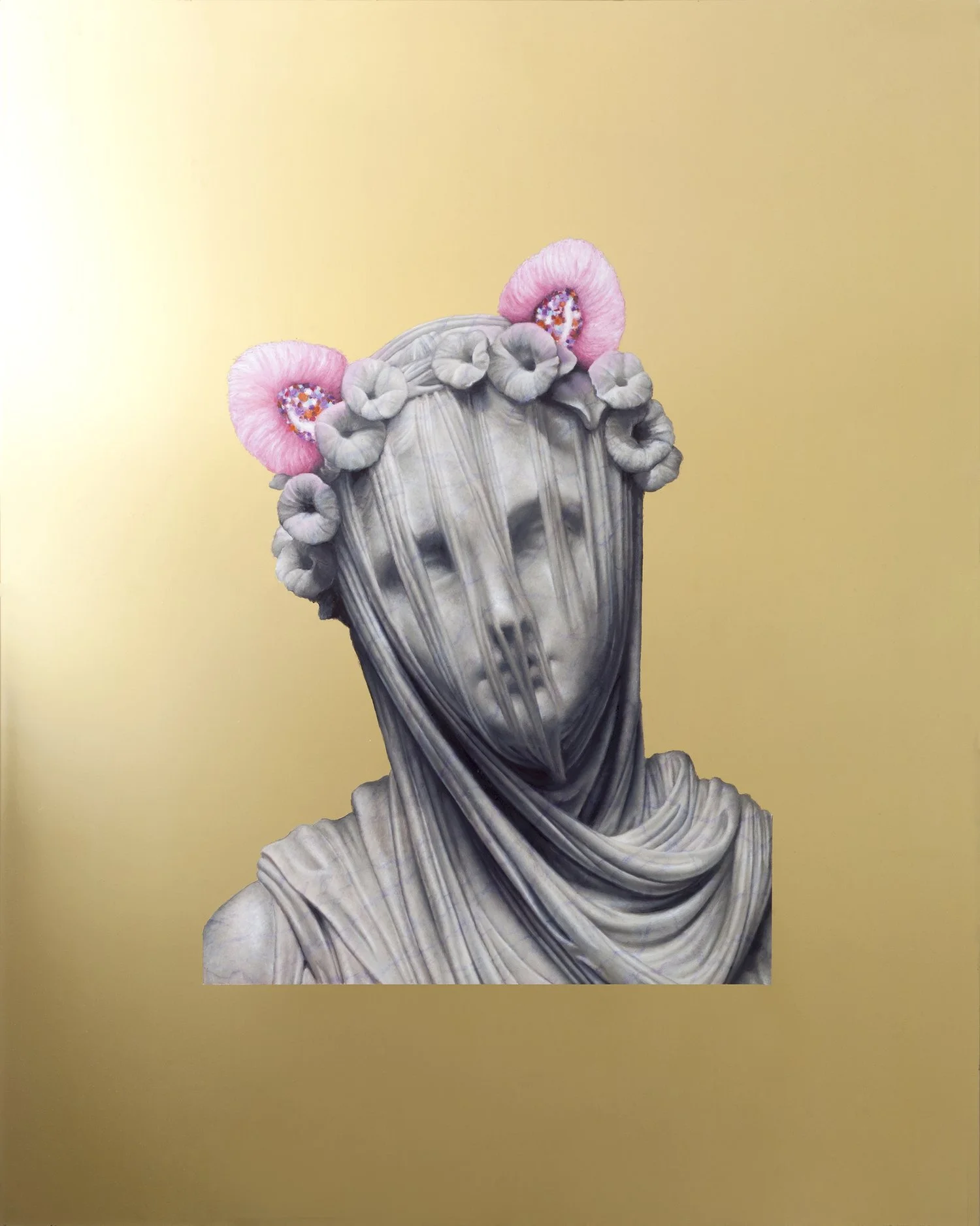 #YOLO 2021 Oil and Fluorescent paint on mirrored aluminium composite panel 76.5cm x 61cm.jpg