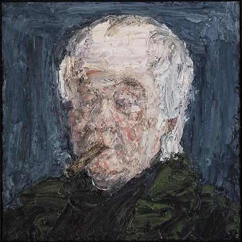 Peter Booth, study with Cuban 2008 Oil on board  120 x 170cm. Finalist for AGNSW Archibald Prize 2008.jpg