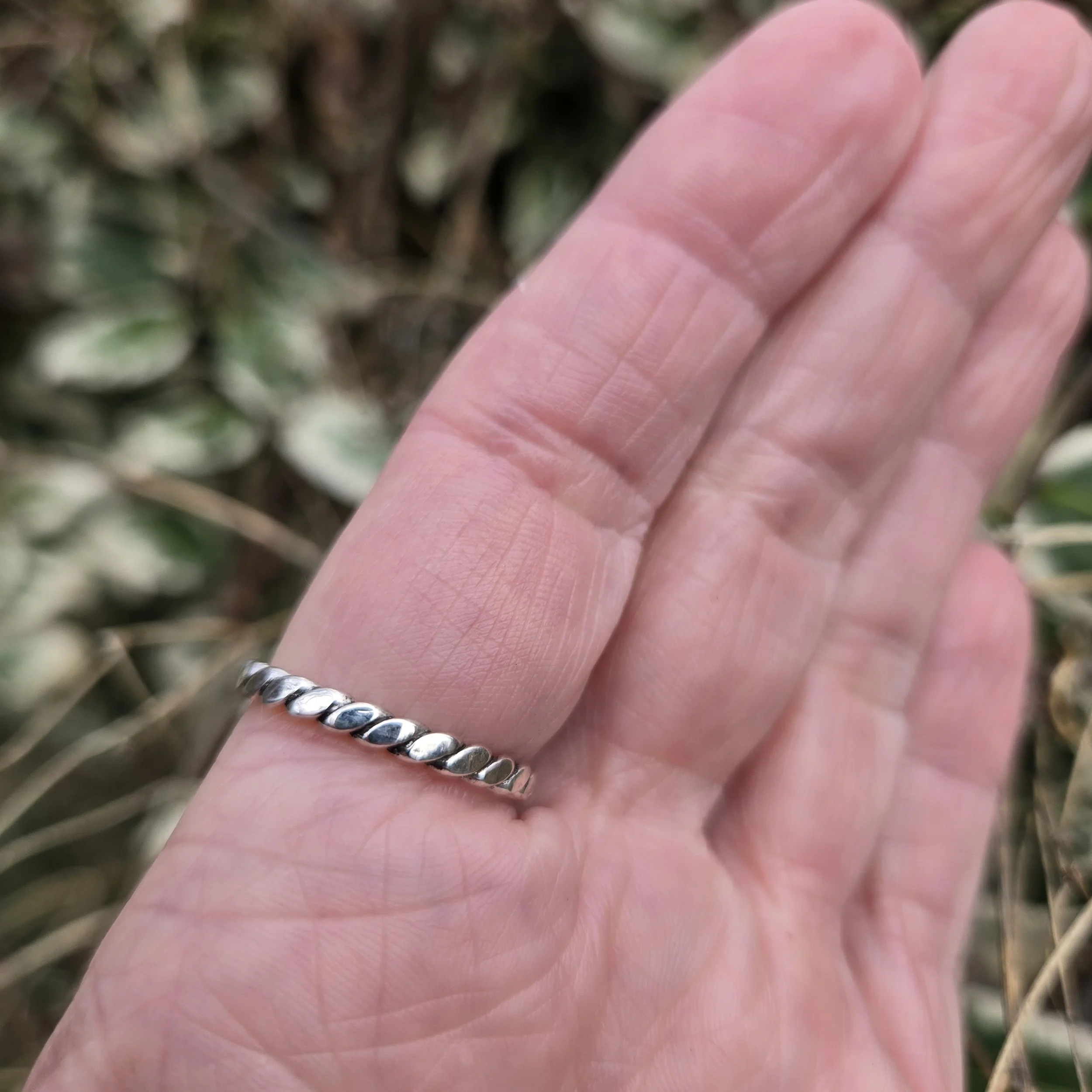 Giraffe Turquoise Sterling Silver Shield Ring