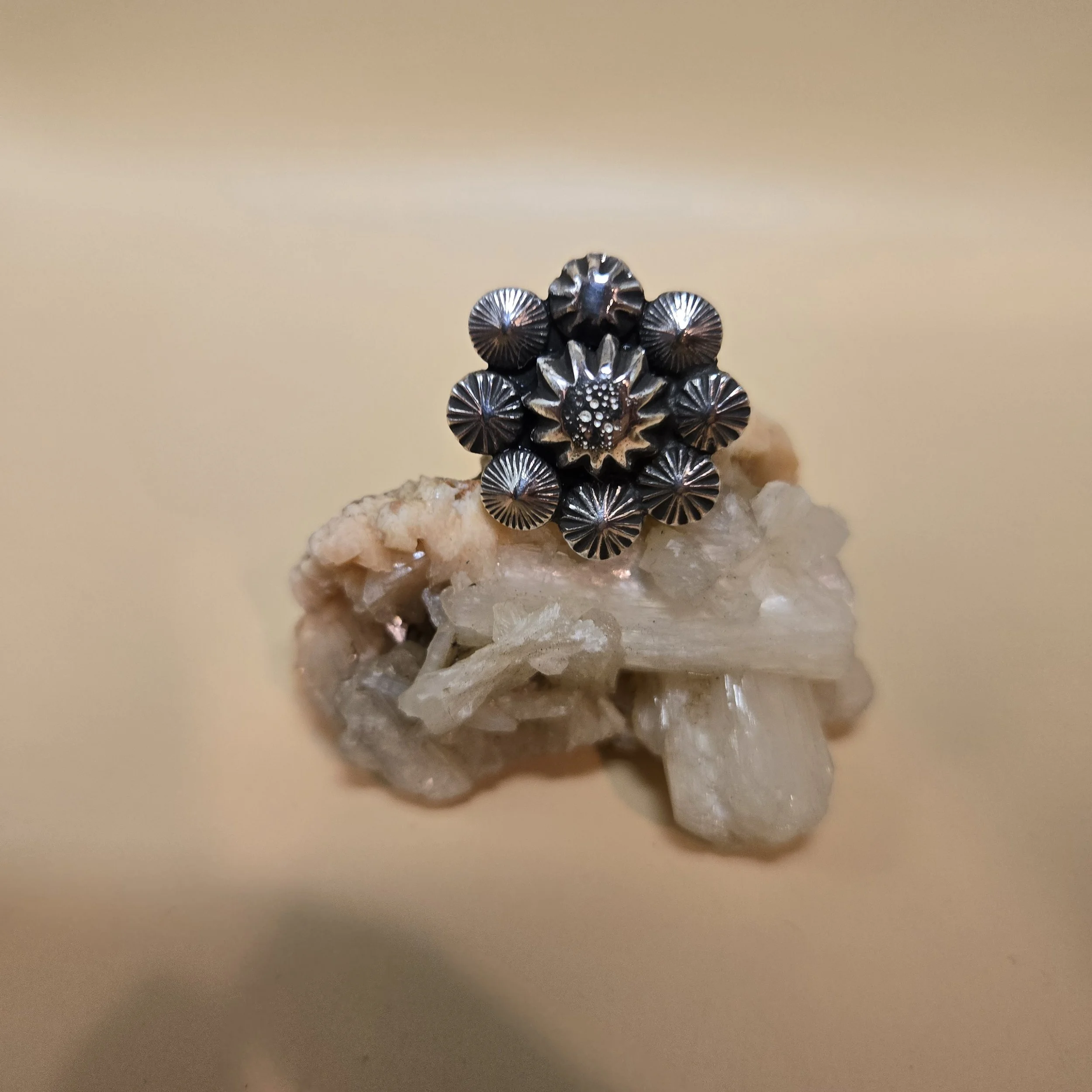 Recycled Sterling Silver Starburst Ring