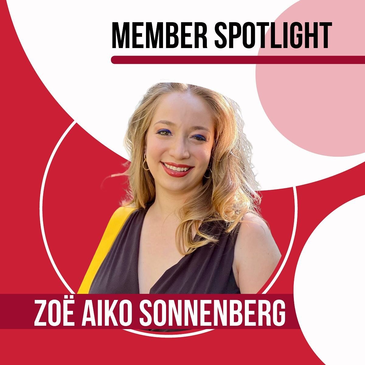 This month&rsquo;s SIE member spotlight is Zo&euml; Aiko Sonnenberg. Read more about her in our October newsletter. Link in bio! ⬆️

If you haven't already, make sure to subscribe to our monthly newsletter. It's a great way to get info about our upco