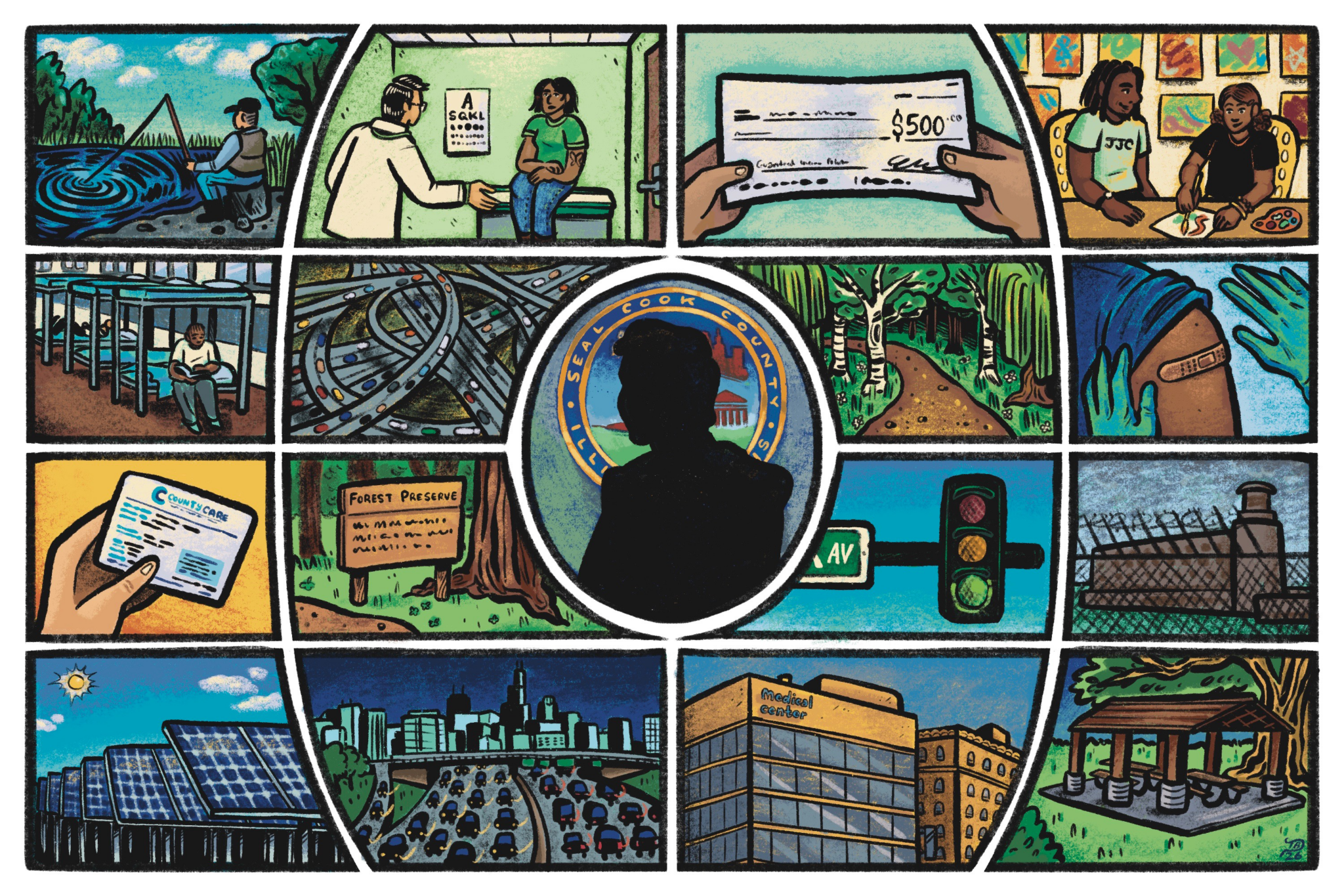 Teddie Bernard, for "Demystifying the Cook County Board" by Zoe Pharo