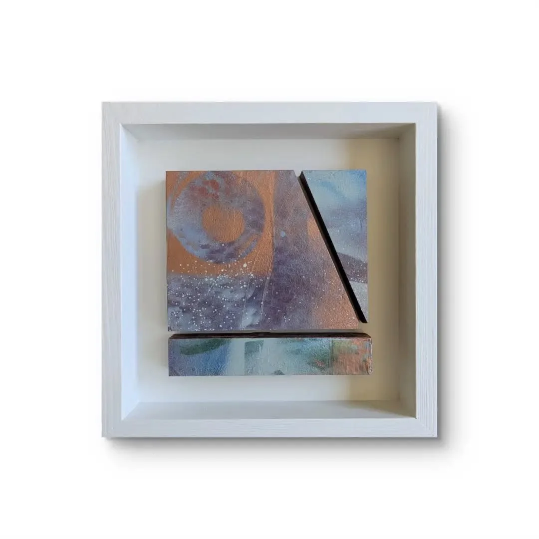 Expanse 1 l 8" x 8"

Acrylic, Flashe vinyl paint, and enamel spray on hand-cut wood composition mounted in a cradled panel.

On view at The Cove Gallery @metchosin_artpod 

#abstractart #mixedmediaart #abstractpainting #smallartworks #compo