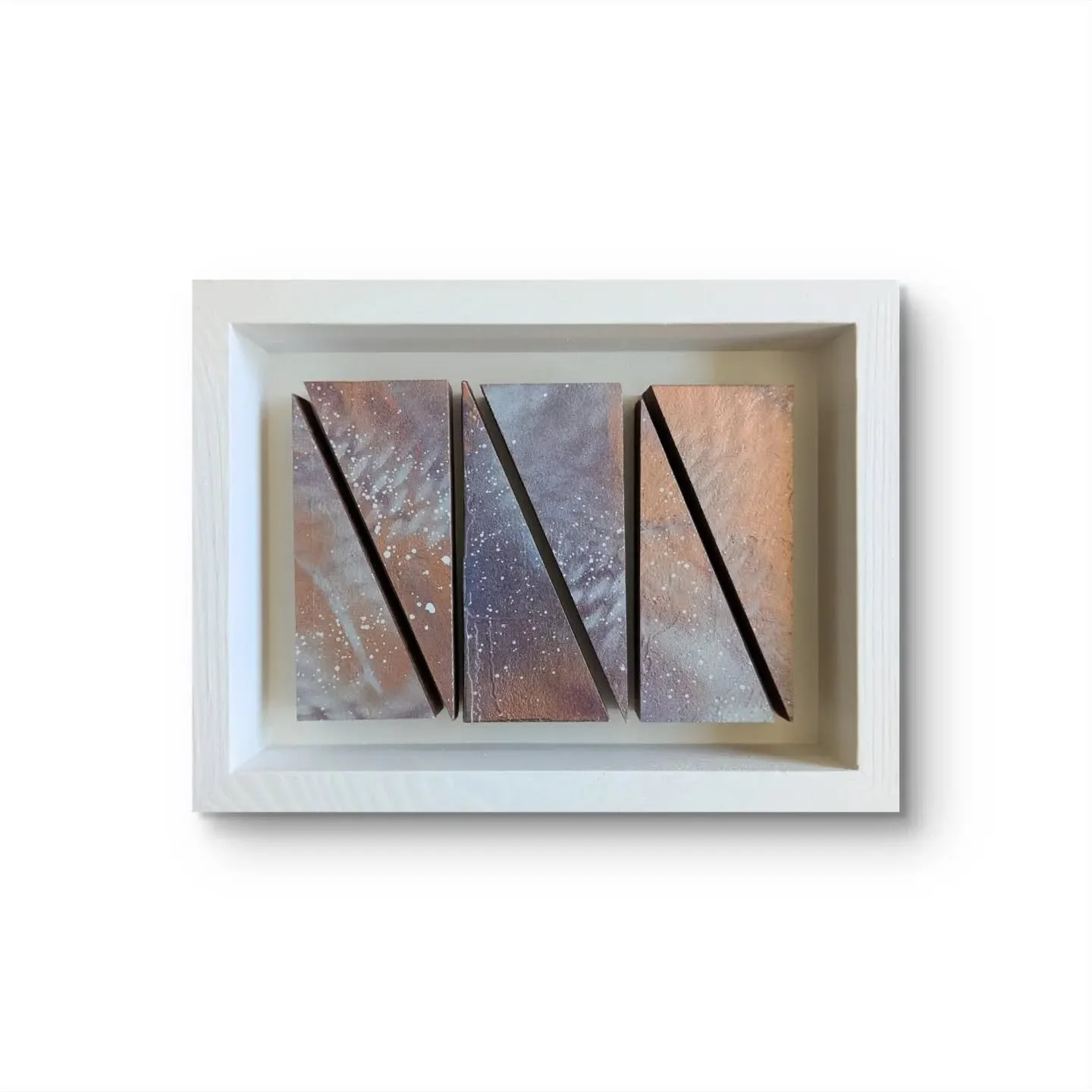 In Parallel 2 l 8" x 6"

Acrylic, Flashe vinyl paint, and enamel spray on hand-cut wood composition mounted in a cradled panel.

As a graphic designer by profession, I spend my days building visual worlds pixel by pixel. When I learned to p