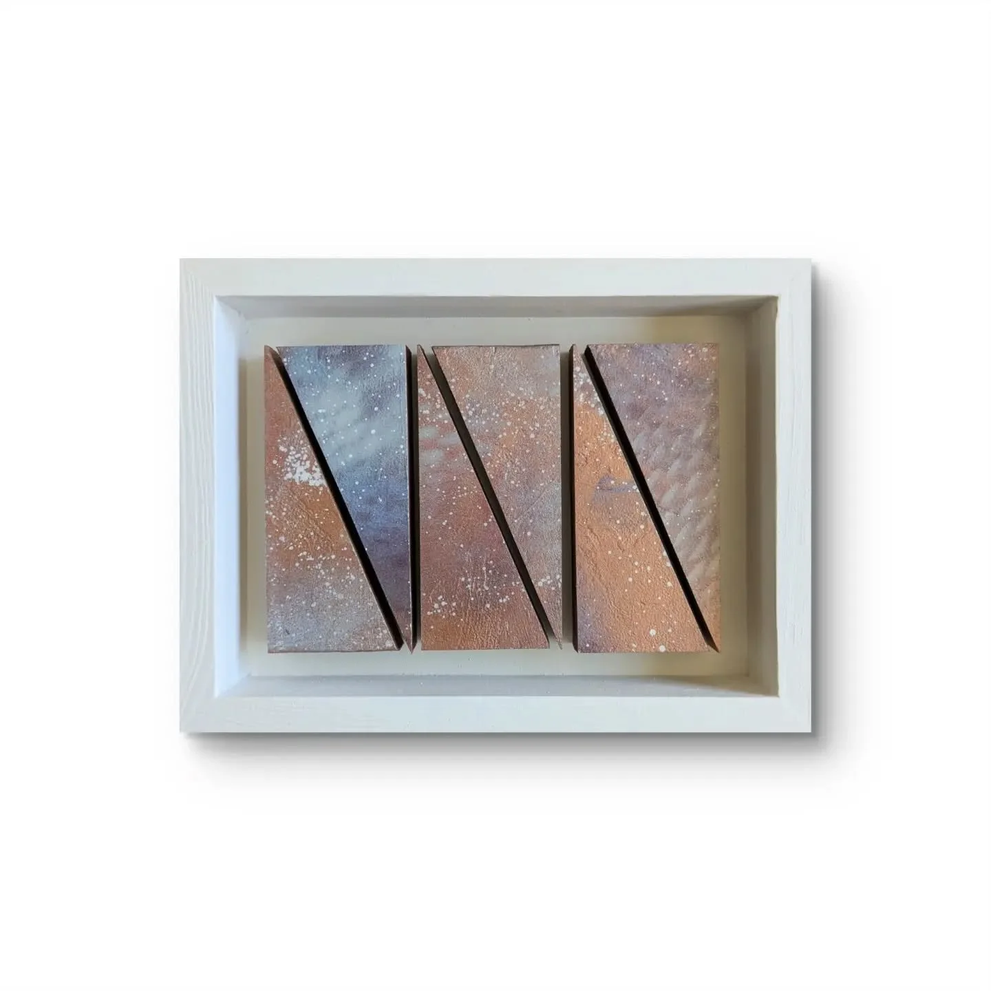 In Parallel 1 l 8" x 6"

Acrylic, Flashe vinyl paint, and enamel spray on hand-cut wood composition mounted in a cradled panel.

#abstractart #mixedmedia #artgalleries #yyjarts