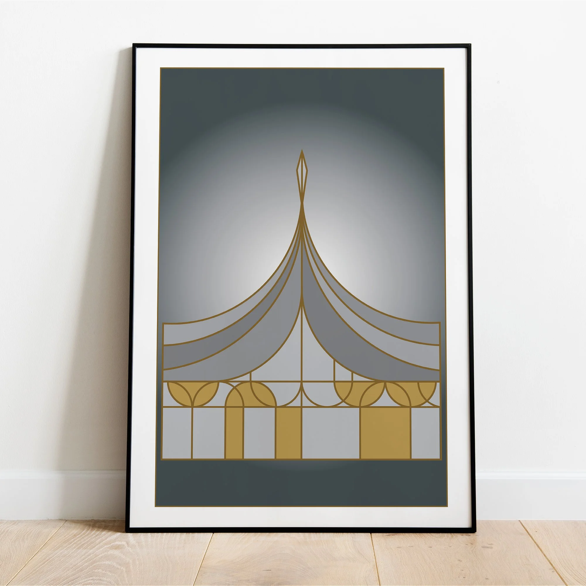 Digital art illustration of the Tribe of Gad, the Military Camp, from the 12 Tribes Art collection by Anna Mar Art.