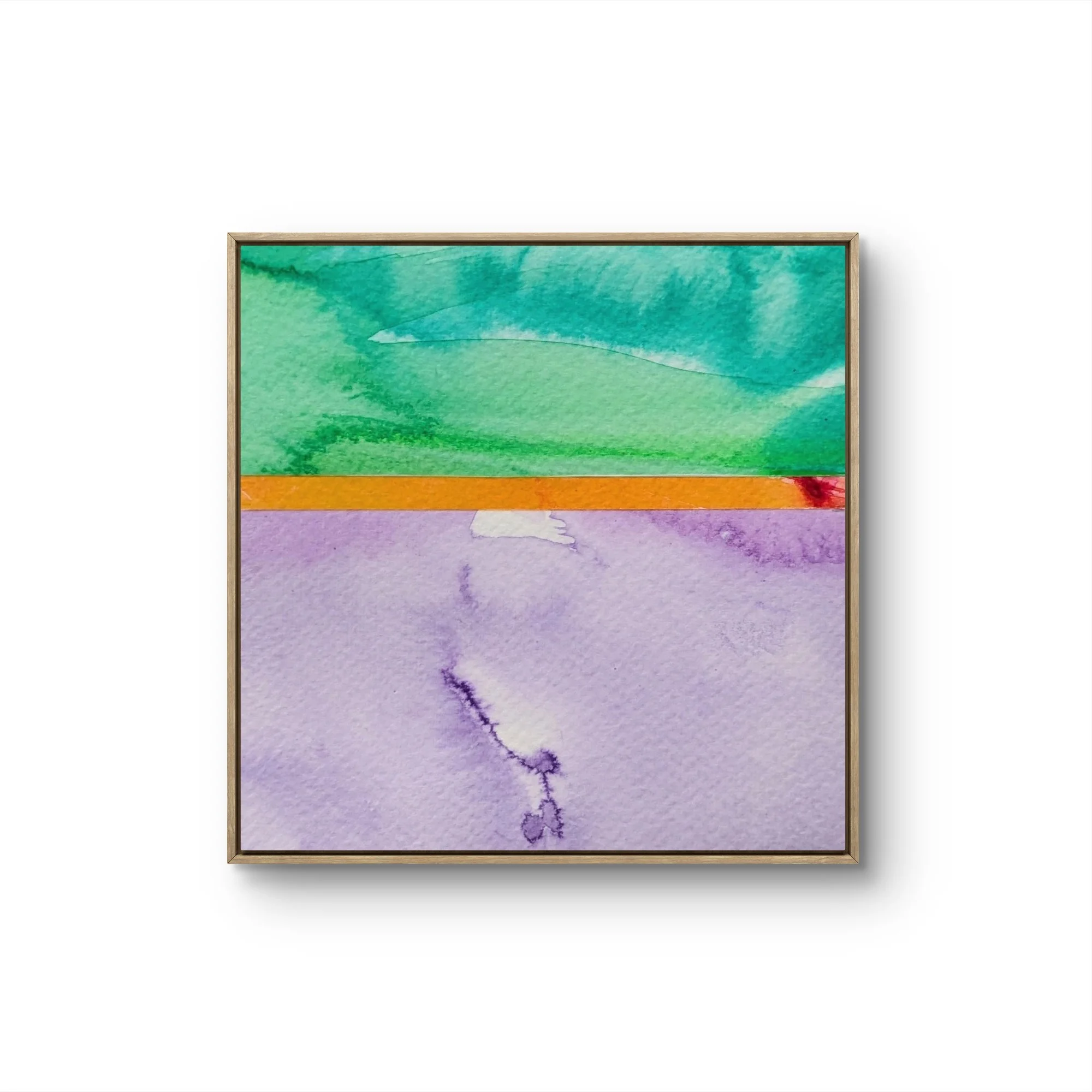 Small-scale collage featuring expressive abstract marks and organic forms in acrylic by Anna Mar