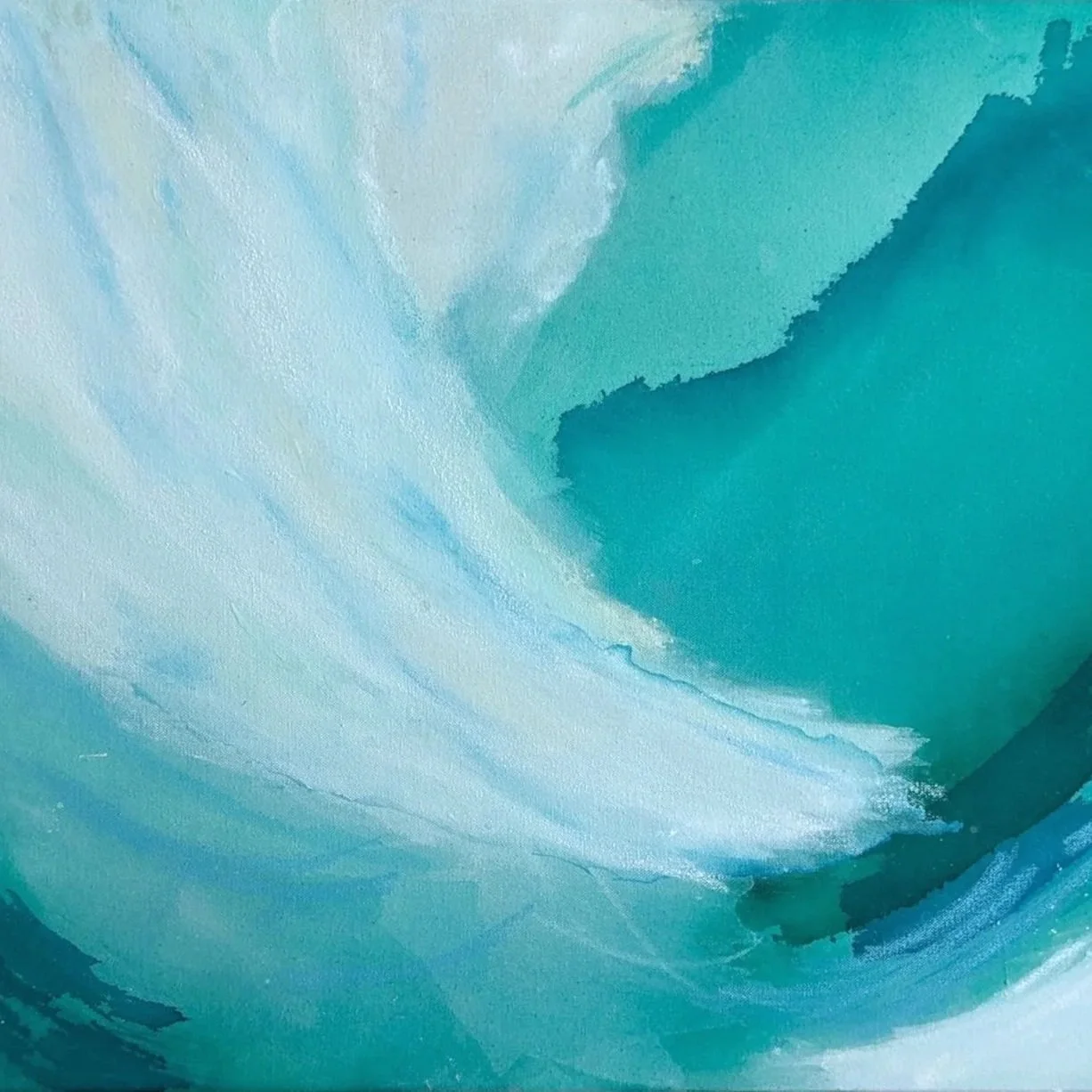 Unspoiled Spring Tide Abstract Original Painting Anna Mar Art