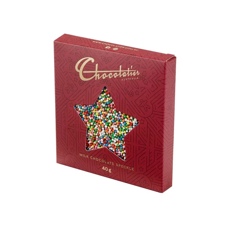Chocolatier Christmas Milk Chocolate Speckle - 40g