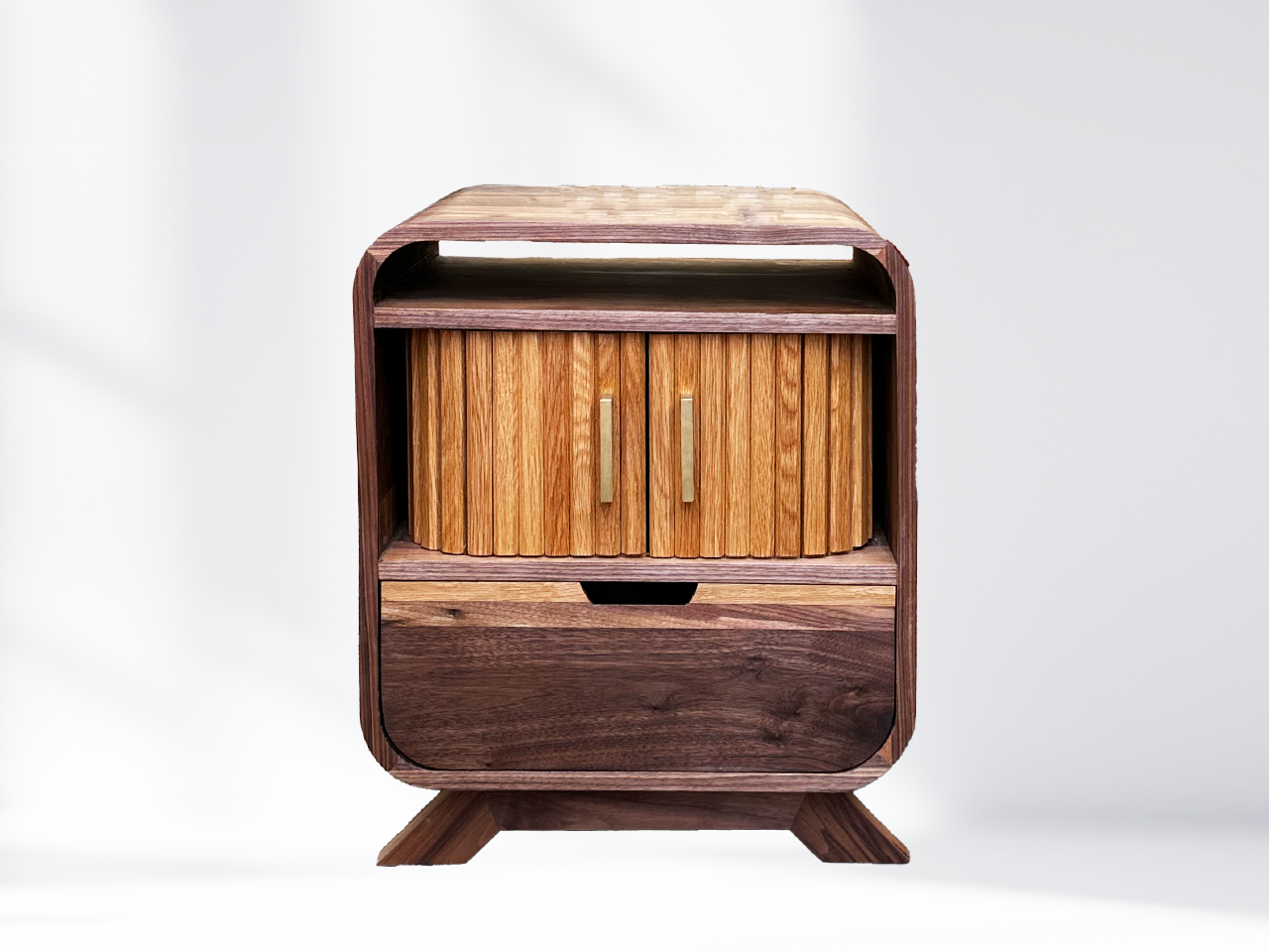 Charles Camilleri - Walnut Bedside Tables