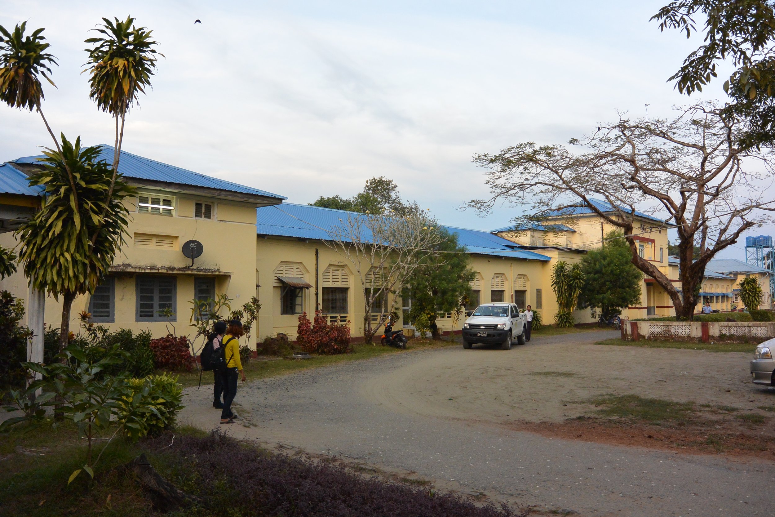 Existing main building and outpatient department