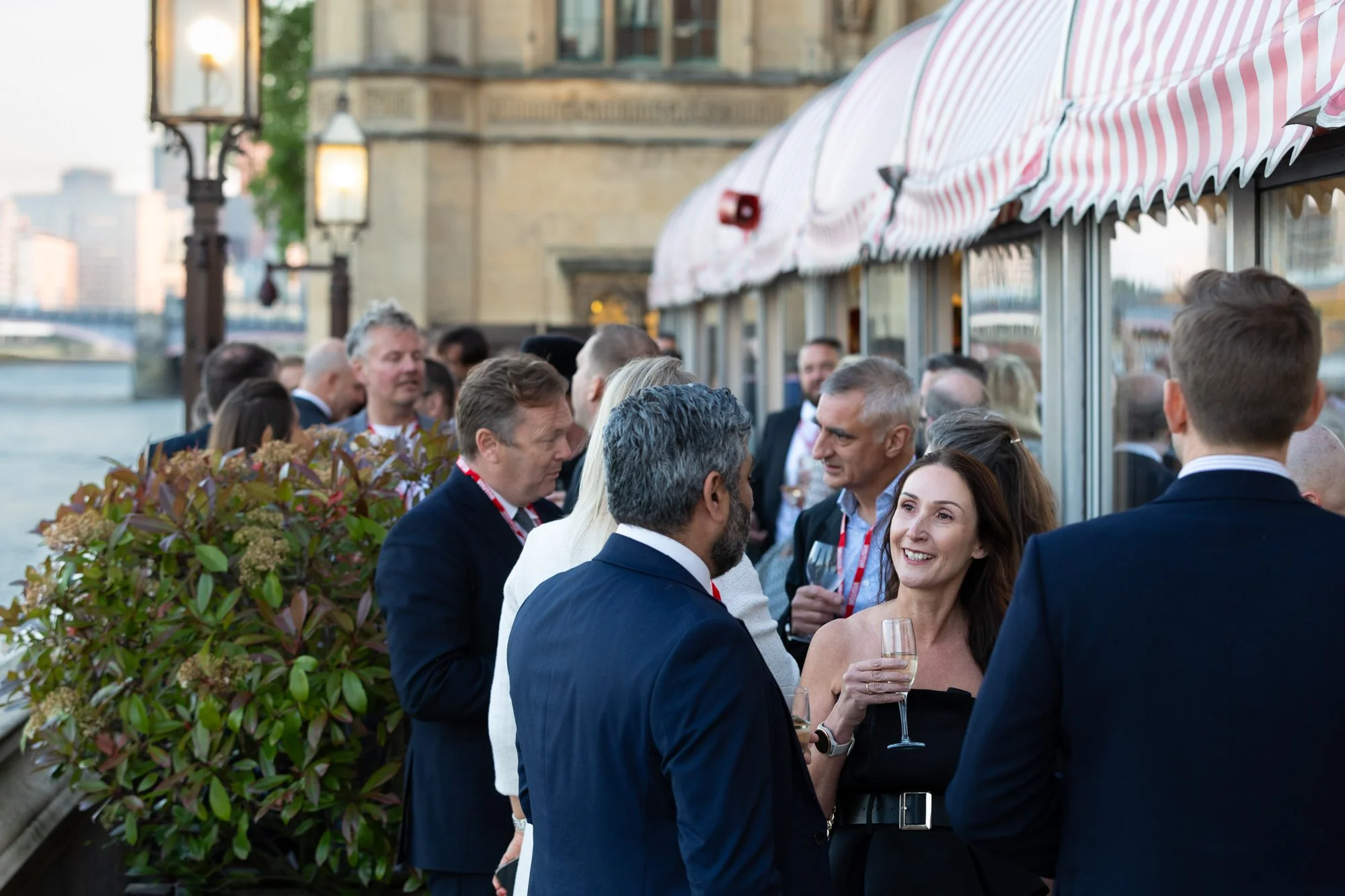 Champagne reception, House of Lords Terrace
