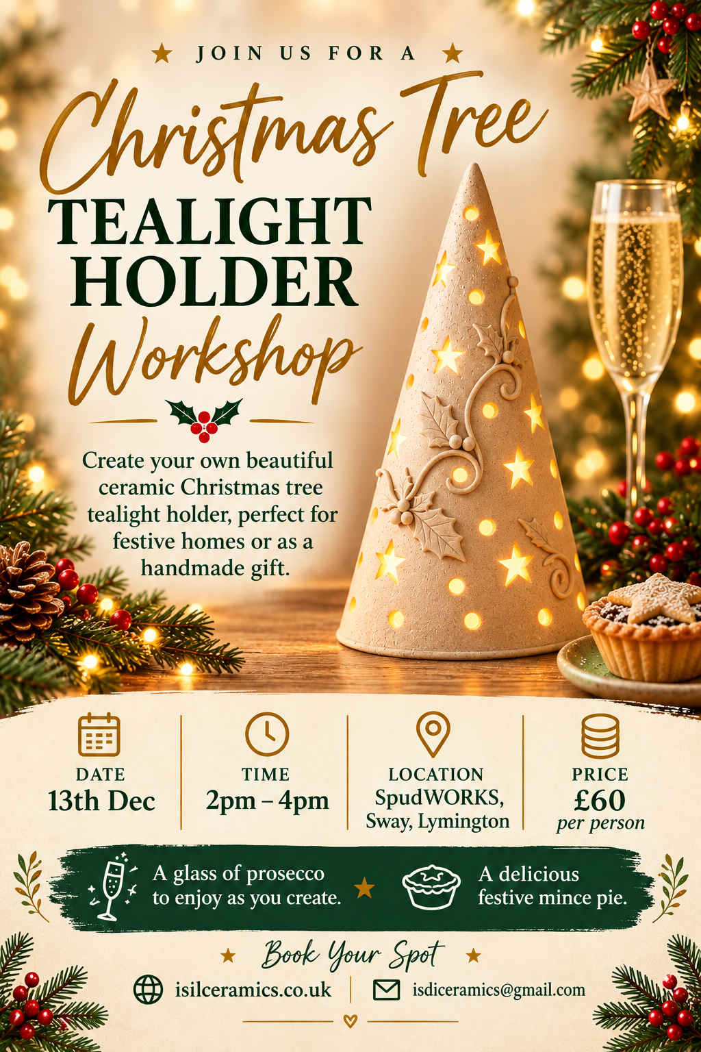 Christmas Tree Tealight Workshop Poster.png