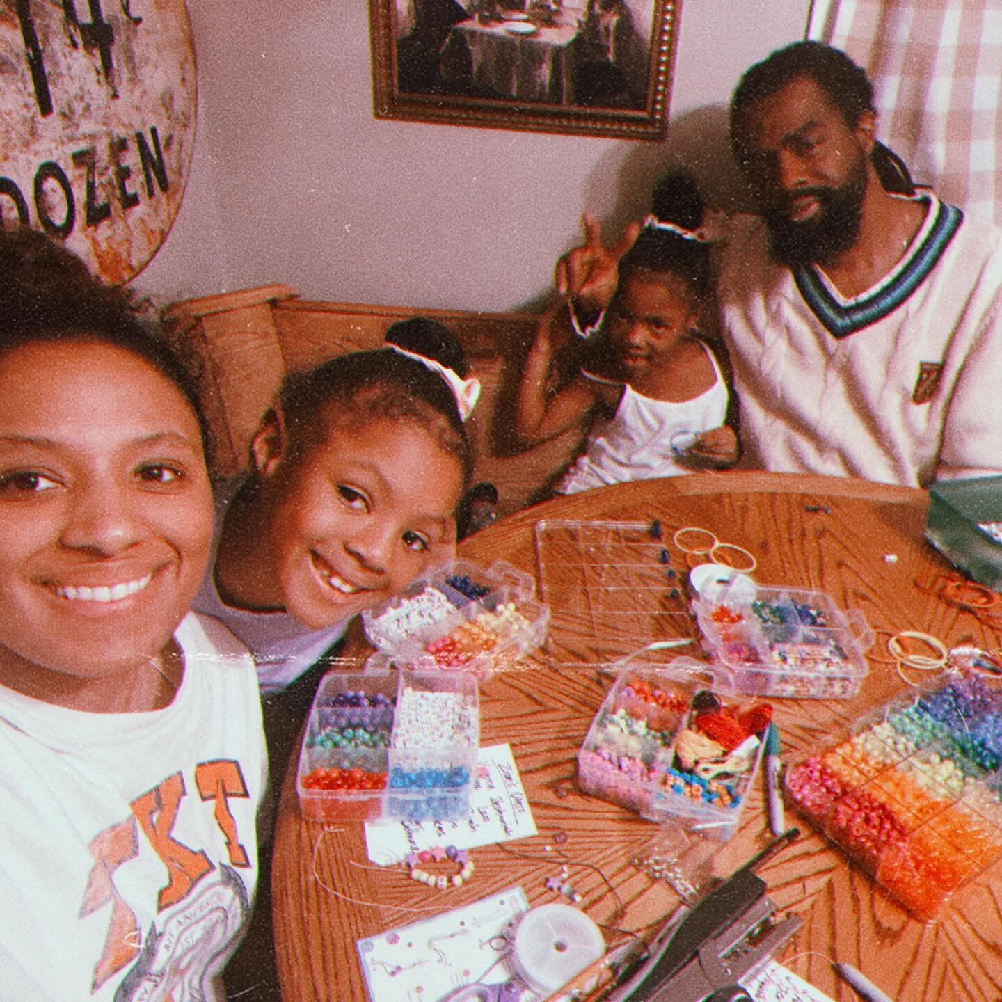 💌49 Valentine bracelets and breakfast treats with my forever valentine gang. 🥰💖 happy Valentine&rsquo;s Day. 💝