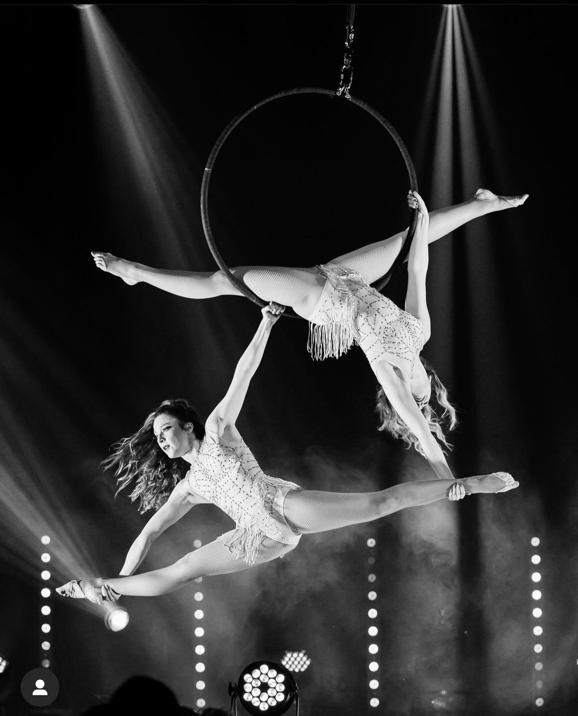 Two women cabaret performaers