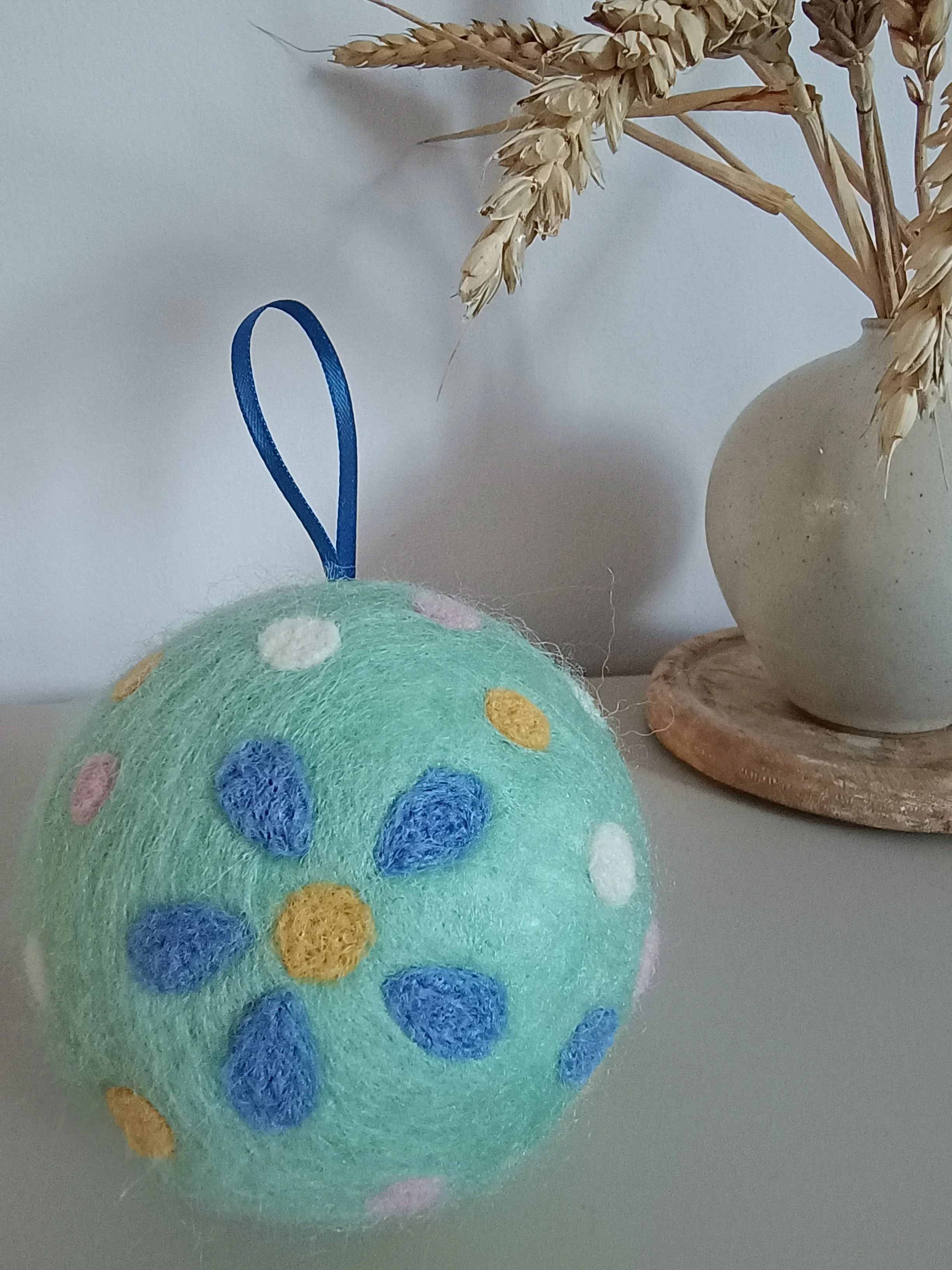 Needle felted bauble workshop at Yarnstock 3rd October 2026