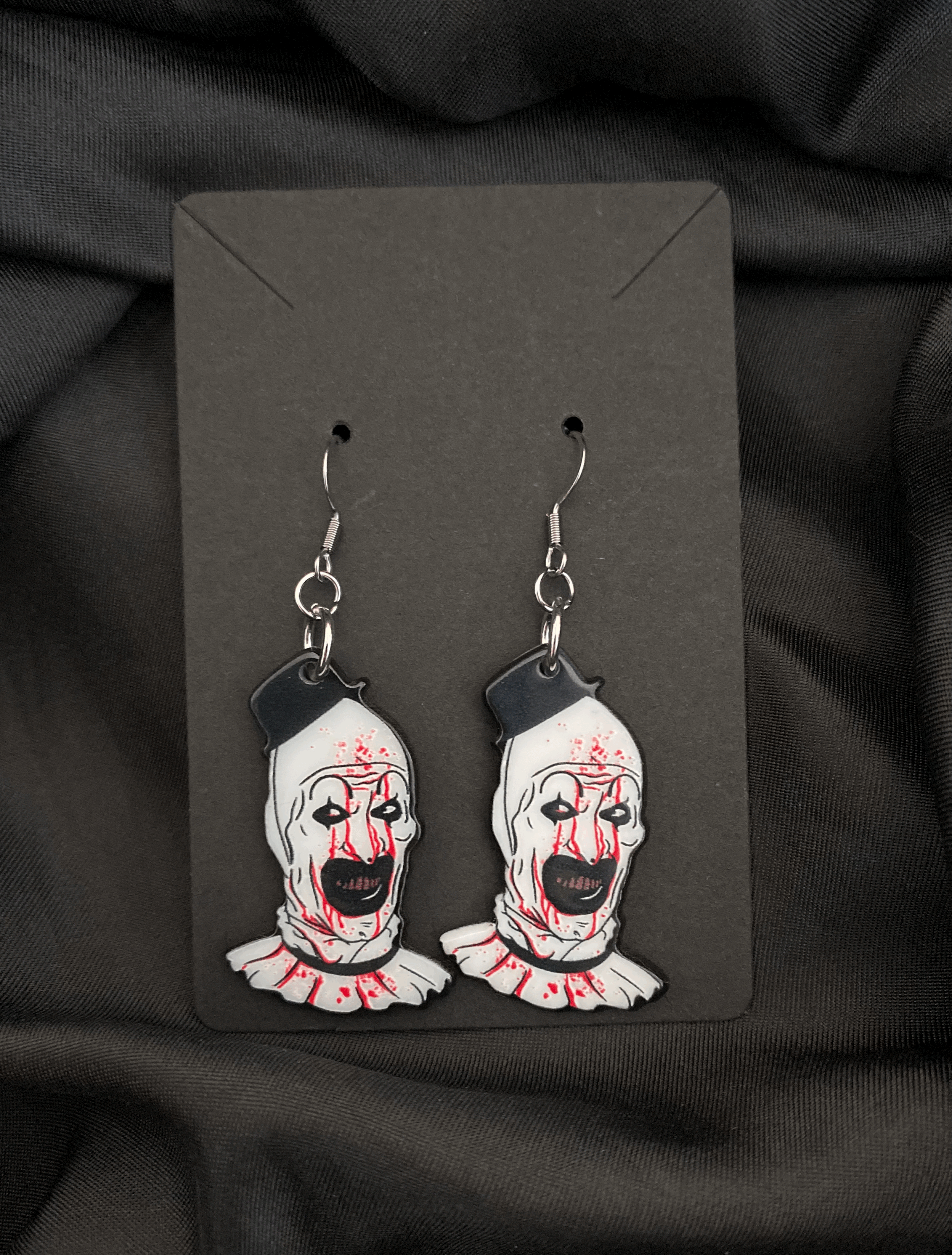 art the clown earrings