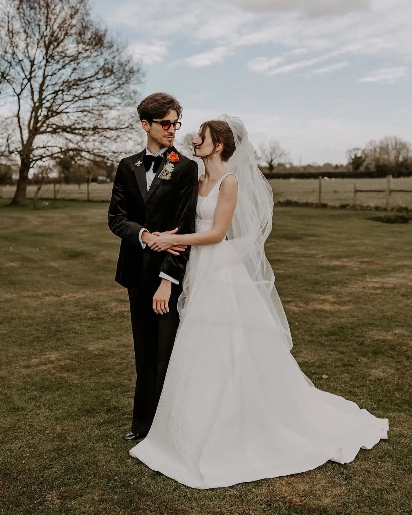 Sending Love + Joy to Beck 🤍 looking stunning in dress style Milan 🤍 @thebottomdrawerbridal 
.
&bull; @thebottomdrawerbridal REAL BRIDE BECK 🤍
⠀⠀⠀⠀⠀⠀⠀⠀⠀
Like I will ever need an excuse to share a photo of my beautiful Beck in her gorgeous @fredabe