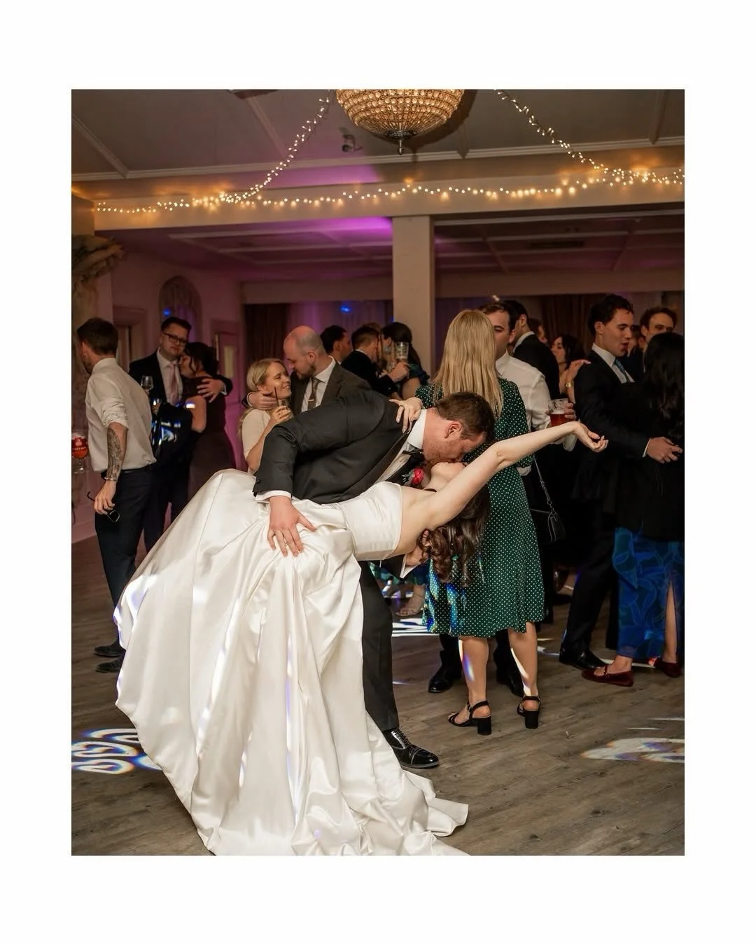 Sending Love +Joy to Izzy and Sam 🤍 amazing captures @jh23photography Izzy looking stunning in dress style Ezra @weddingwardrobelondon 

 &bull; @jh23photography Wow, wow, WOW! 

@izzyhaslam &amp; @sam_tombling sure know how to throw a party.

 What