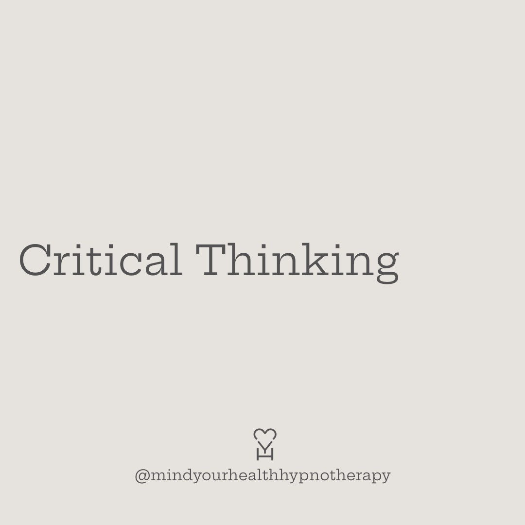 ⭐Unhelpful Thinking Habits ⭐

👉Critical Thinking 

🧠 Unhelpful thinking styles are habits of thinking that contribute to distress and interfere with a person's ability to cope effectively. 

🧠 Such habits can be modified through awareness, practic