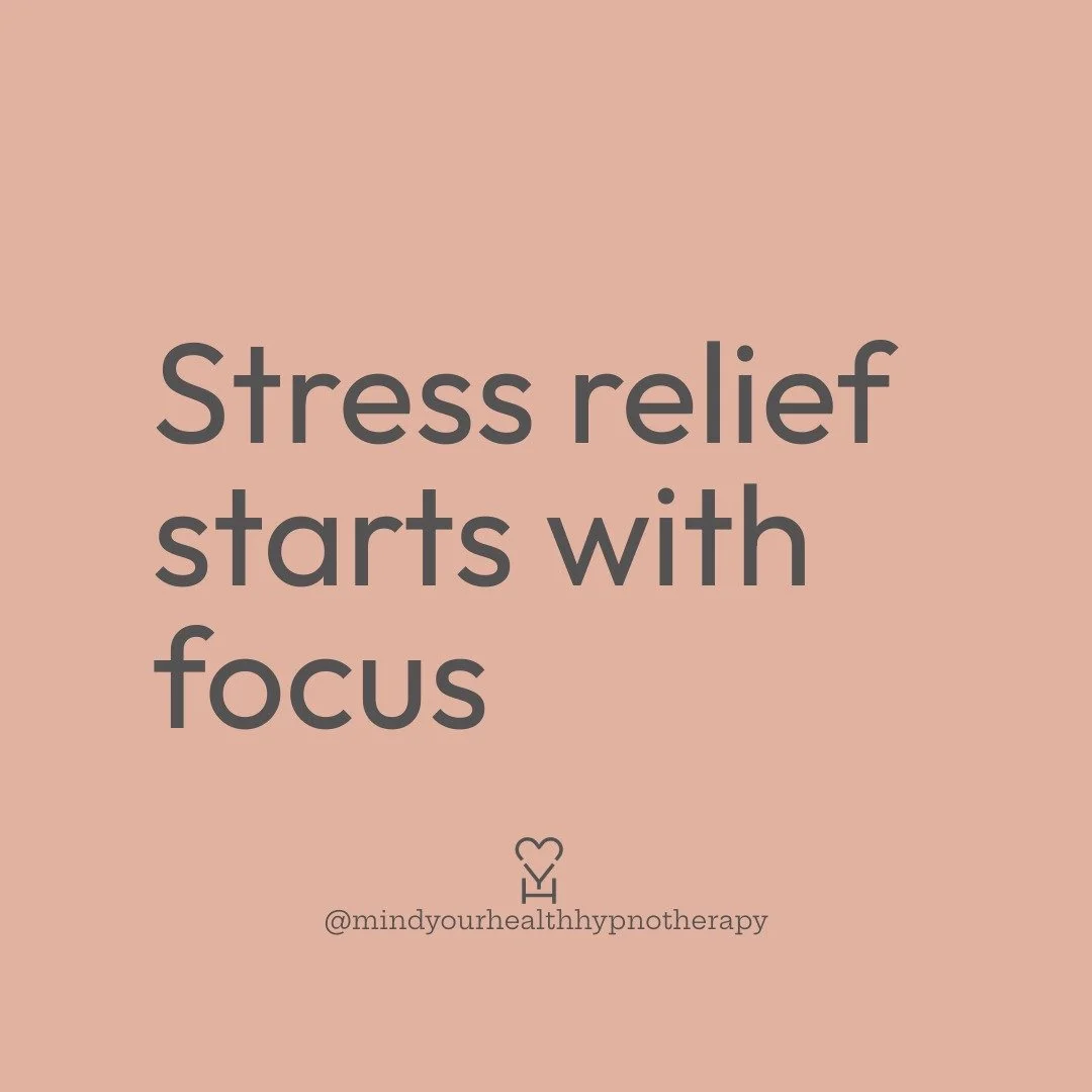 🧠 When stress takes over, your mind races and your body stays tense.

🧠 Relief doesn&rsquo;t come from forcing calm, it comes from learning to pause with intention.

🧠 With hypnotherapy, CBT, and ACT, we build your focus muscle , guiding you gentl