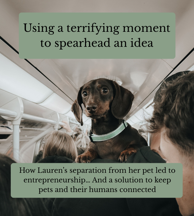 When a scary experience inspires your business ✨