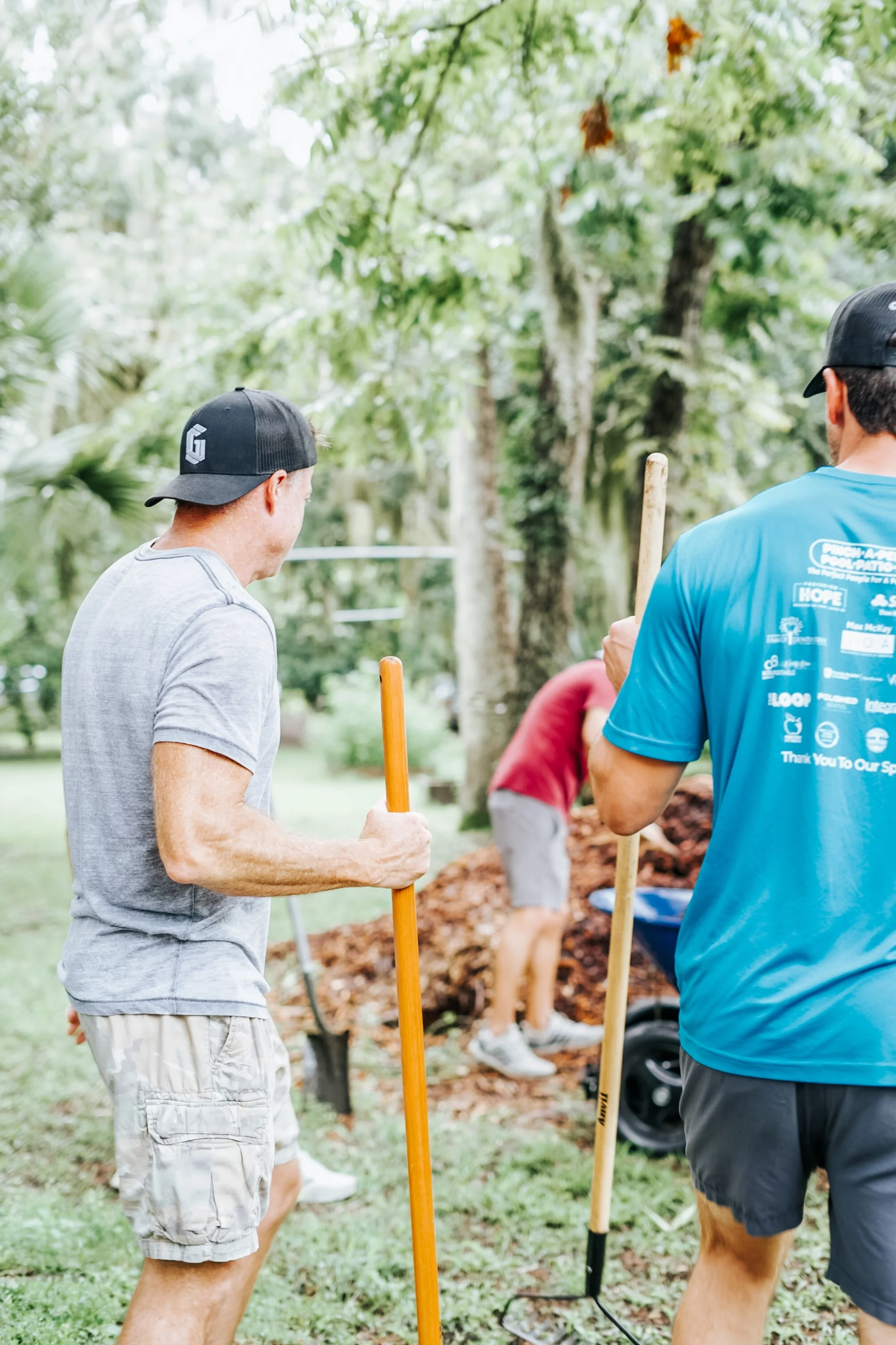 Volunteering outside