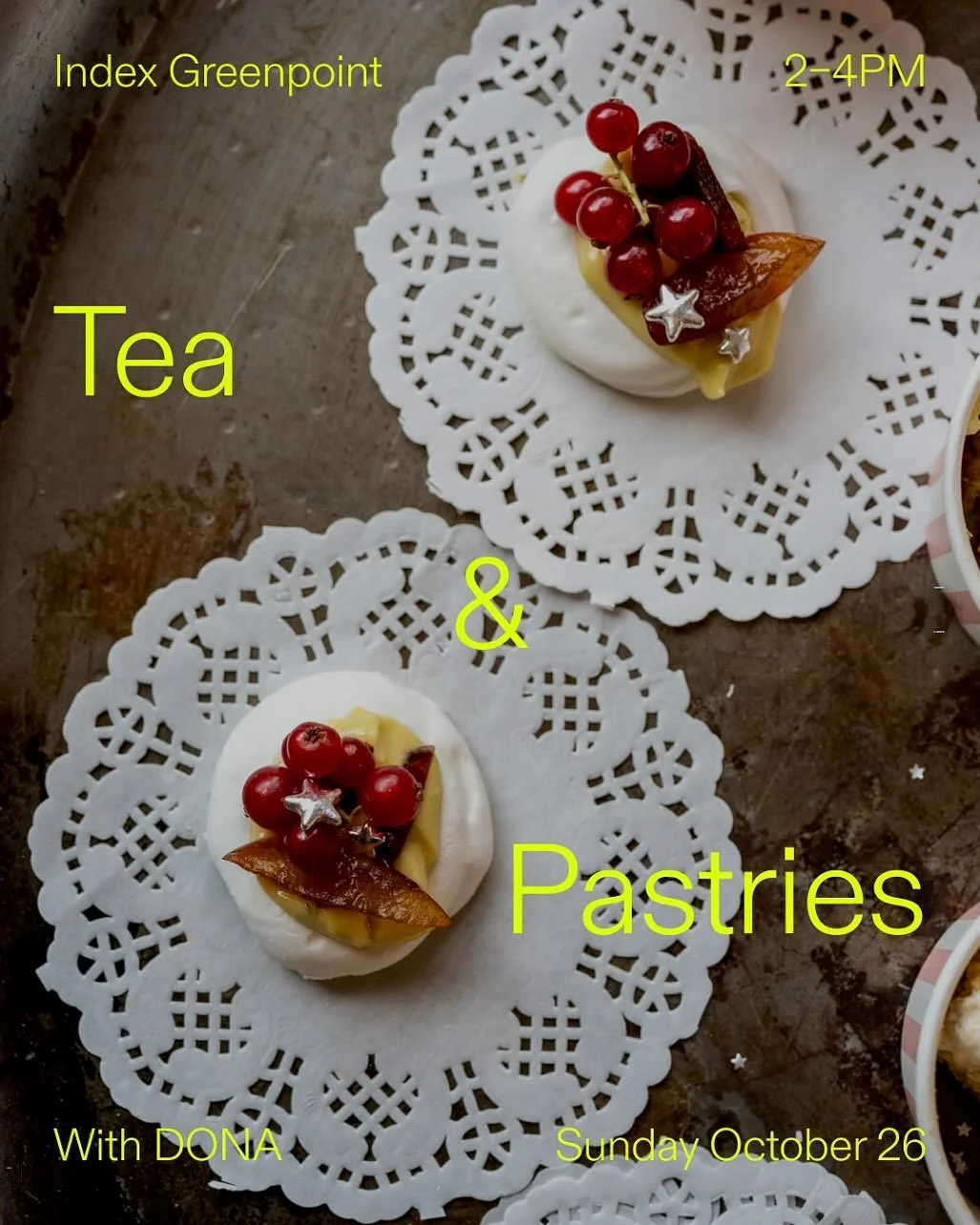 Join us on 10/26 at @index_space for an afternoon exploring @drinkdona&rsquo;s roots and commitment to equitable sourcing, with a guided tea tasting led by Navdeep Kaur and tea-infused pastries crafted by bakers from the Libi and Dona communities: @b