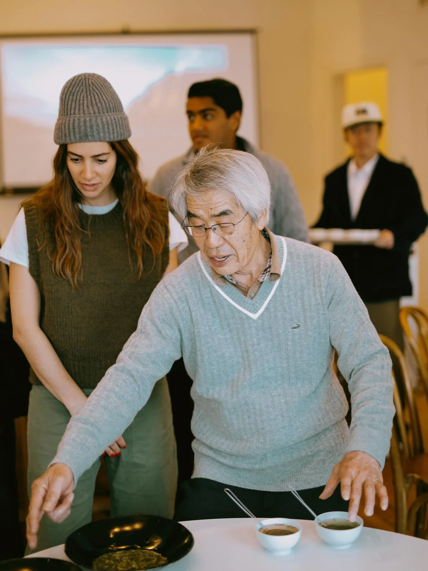 @thelibiproject x @gentleartefacts R&amp;D Tasting Lab led by Yoshiharu Matsushita, a 7th‑generation tea farmer and sake‑brewing innovator visiting NYC from Kakegawa, Shizuoka. Through guided tastings, unreleased tea and sake‑adjacent beverages, and 