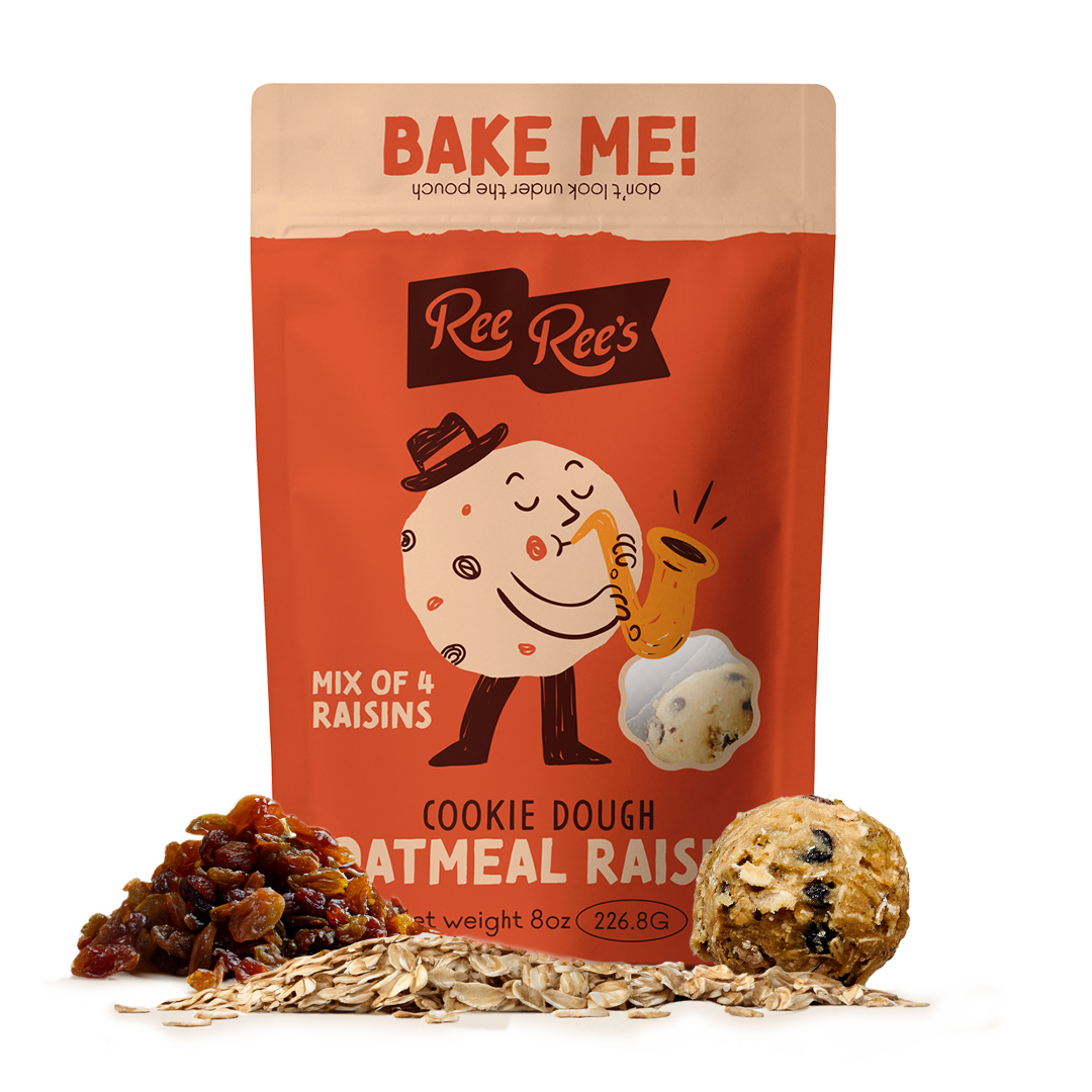 Oatmeal Raisin — Ree Rees Cookie Dough, image size:1080x1080