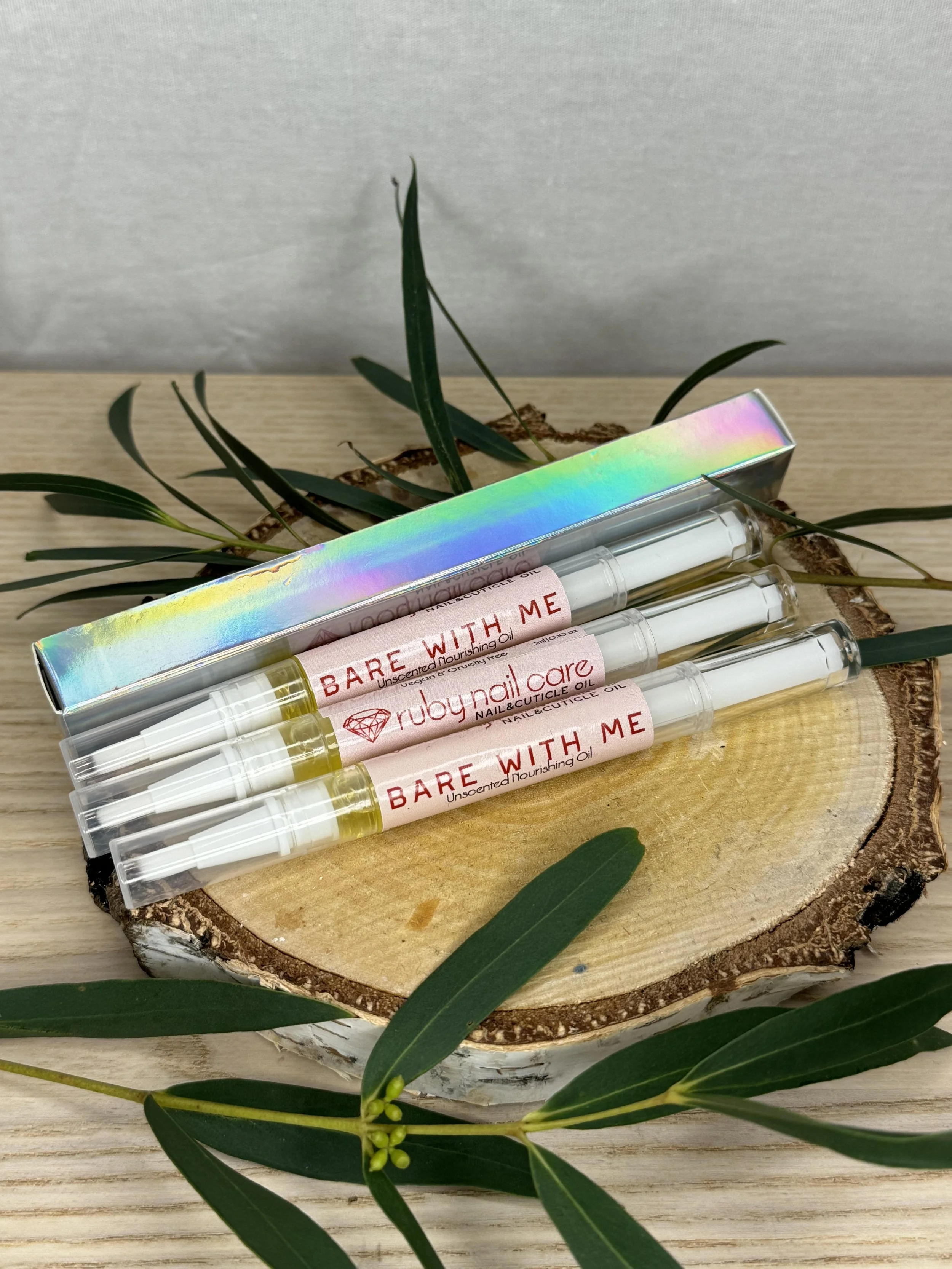Bare With Me - Unscented Nail Oil 3 Pack