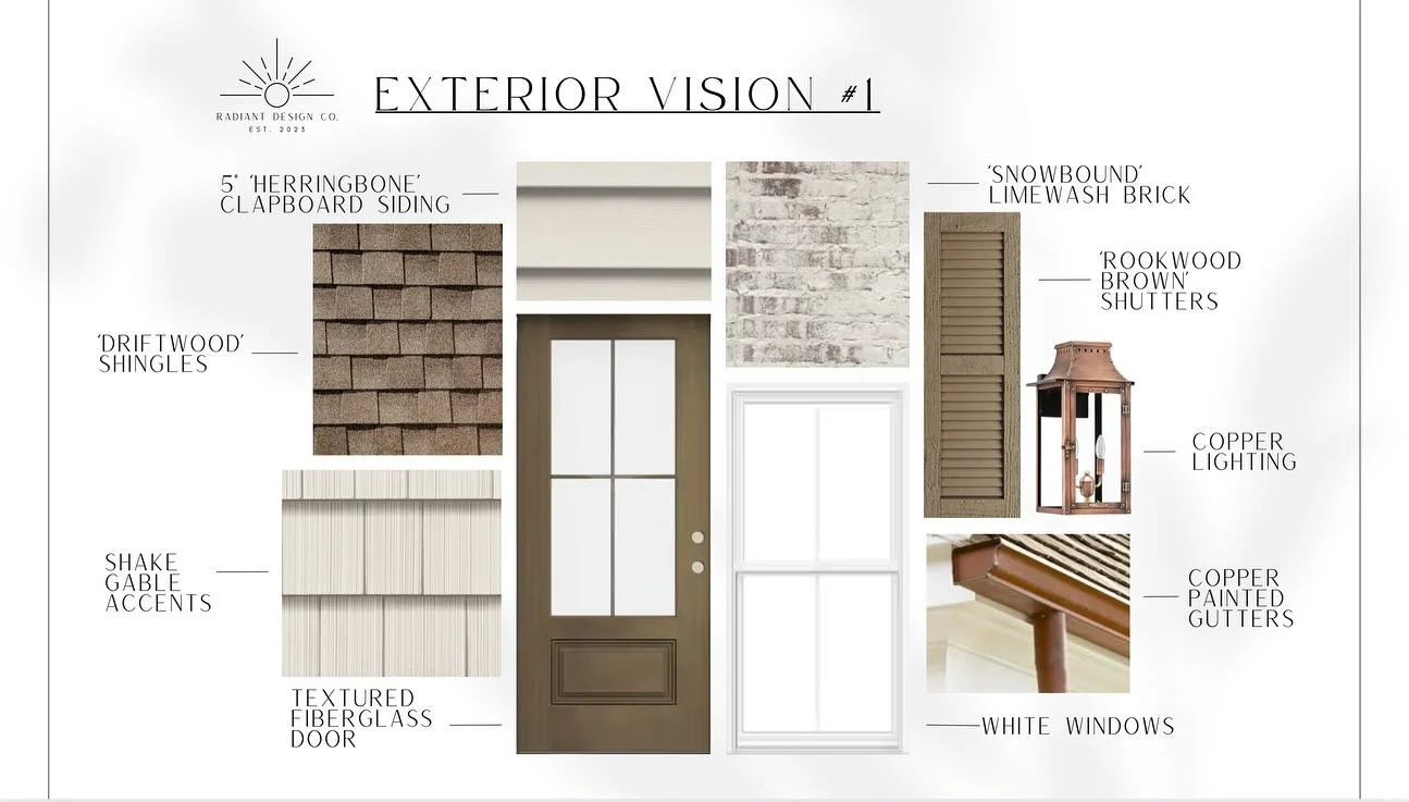 There&rsquo;s something so special about breathing new life into an older home🤍 We&rsquo;re pulling together concepts for a client who&rsquo;s ready to reimagine her brick ranch with a light and classic feel&mdash;and it&rsquo;s already shaping up t