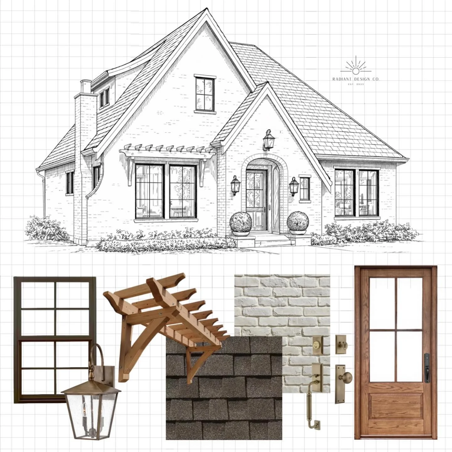 a little pre-design sketch never hurt anybody 💃🏼 

this cutie little home looks like something out of a storybook &amp; we are living vicariously through it 💭