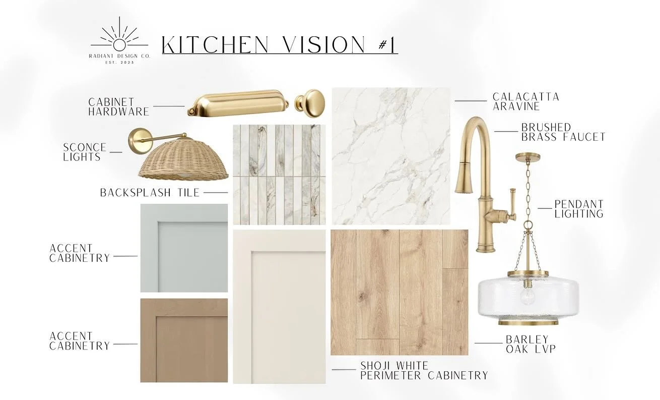 Getting to bring this beautiful kitchen to life in one of our favorite places makes it that much more meaningful 🤍 

First step&mdash;vision boards and layout concepts ✔️ When the vision is defined&mdash;everything else falls into place. It&rsquo;s 