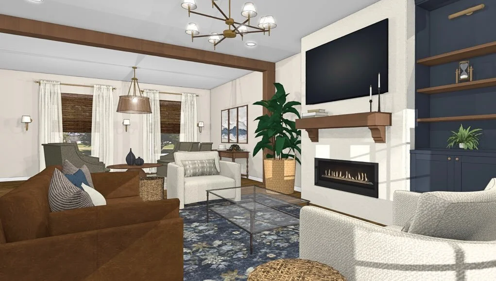 Being virtual is so much fun 🥲 The fact that we get to design beautiful spaces around the country that fit the scenery of your specific location is THE COOLEST. 

Betcha didn&rsquo;t know that we&rsquo;ll decorate the space for you too 😌 this is a 