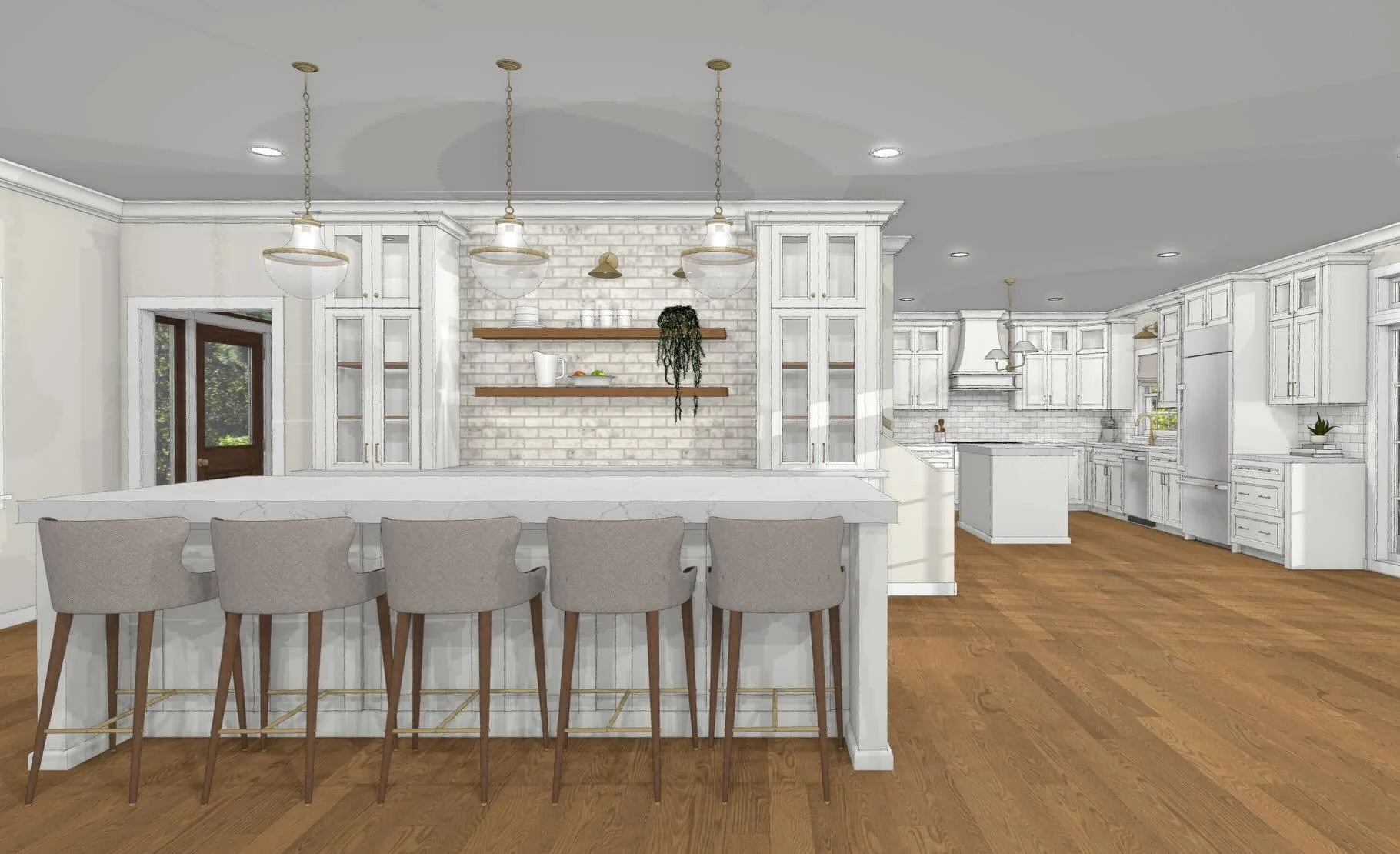 The kind of kitchen that makes people accidentally linger past 9pm 🤭 

Double islands, infinite storage &amp; thoughtfully designed for *real life* (shoutout to the butlers pantry/office we&rsquo;ll be sharing soon). This project is proof that beaut