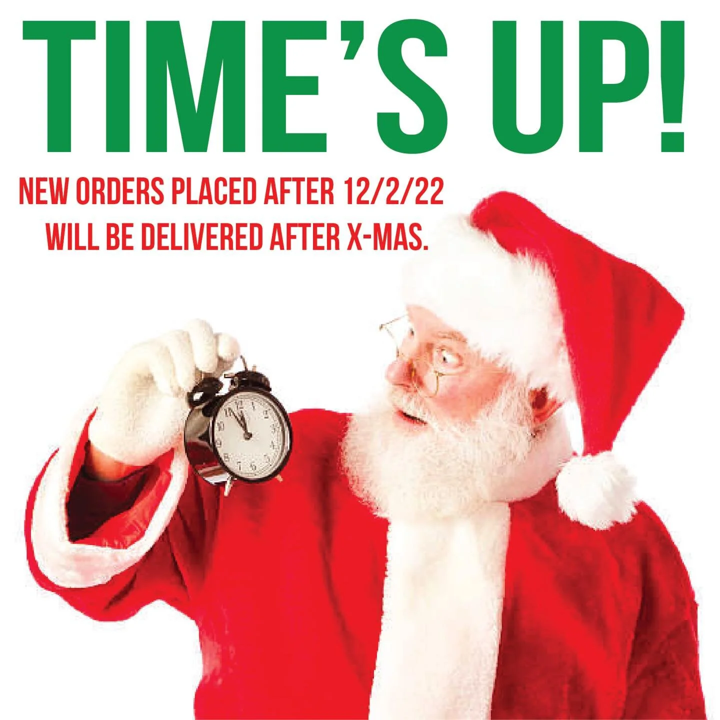 🎄CHRISTMAS DEADLINES🎅🏻

New orders placed after 12/2/22 will be delivered after Christmas. Our shops will be closed from 12/24/22 through 1/2/23. That&rsquo;s right, we&rsquo;re all taking a week off to rest and celebrate an amazing year printing 