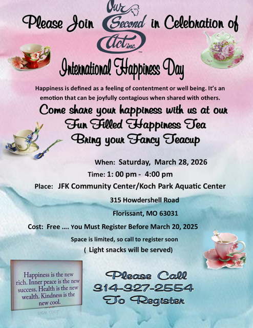 Our Second Act Inc. Presents 