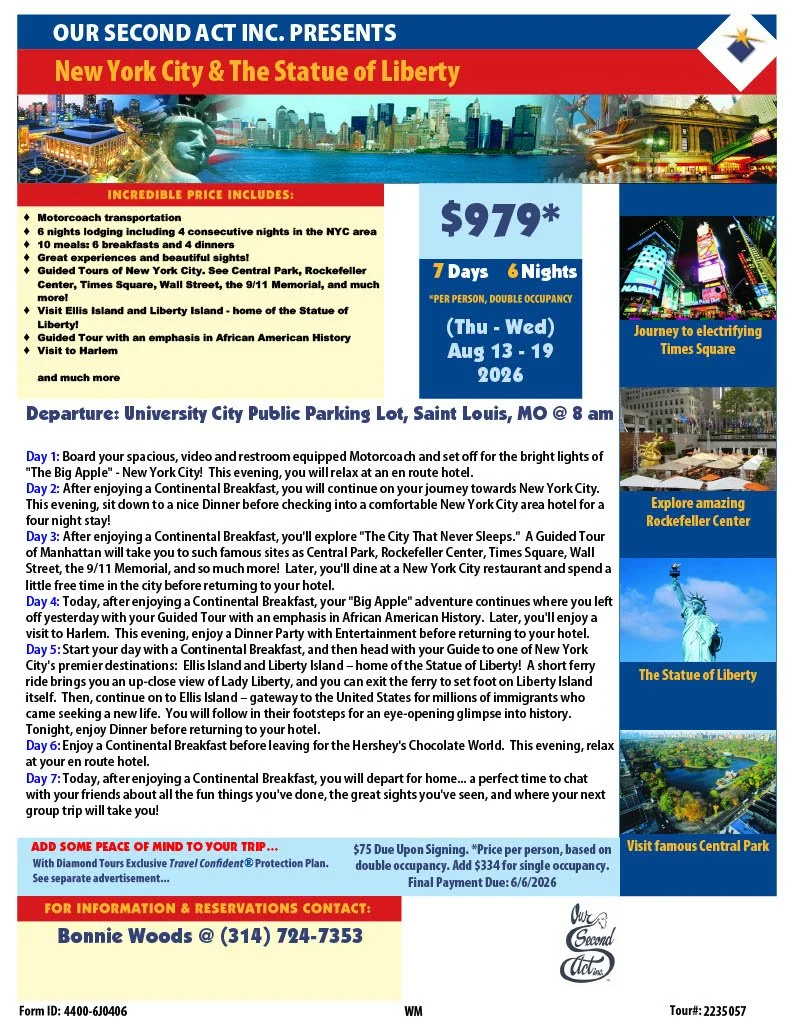 Our Second Act Inc. Presents 