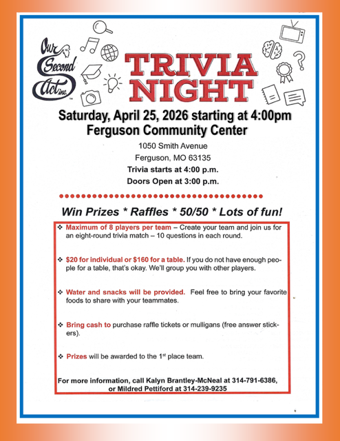 Our Second Act Inc. Presents 