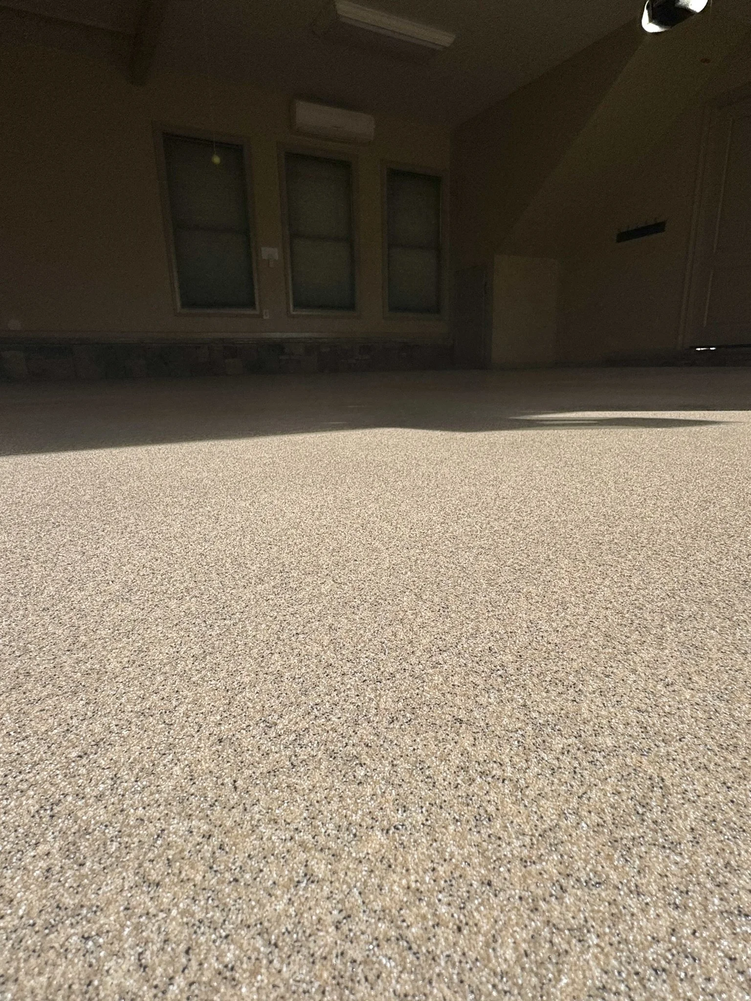 Quartz epoxy flooring installed in Toccoa, Ga